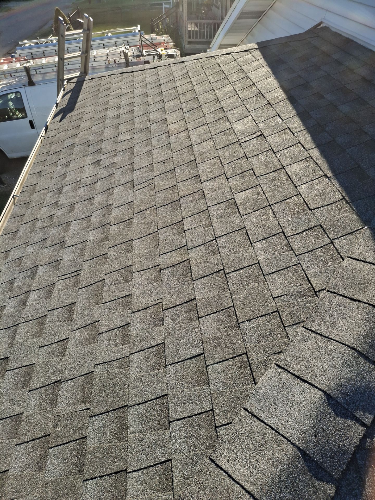Residential Roofing Installation using GAF Timberline HDZ Pewter Gray by Rainstoppers Roofing