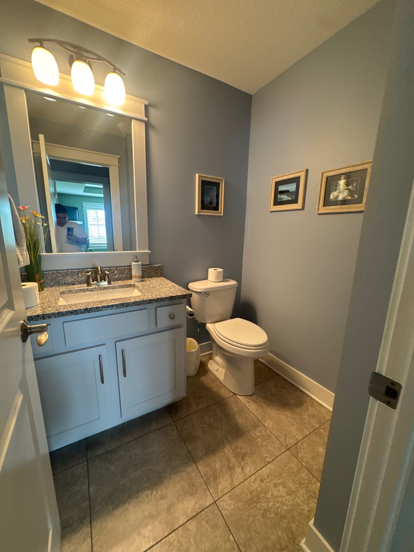 Residential Interior Repaint Color Change on Walls and Cabinets by Midwest Paint LLC