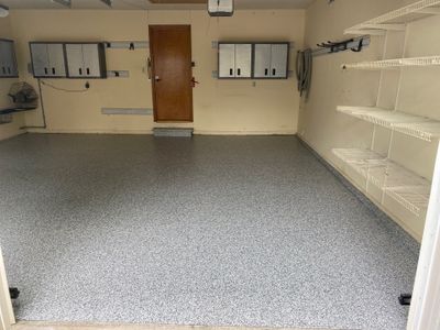 Barbi B. gets a new garage floor!