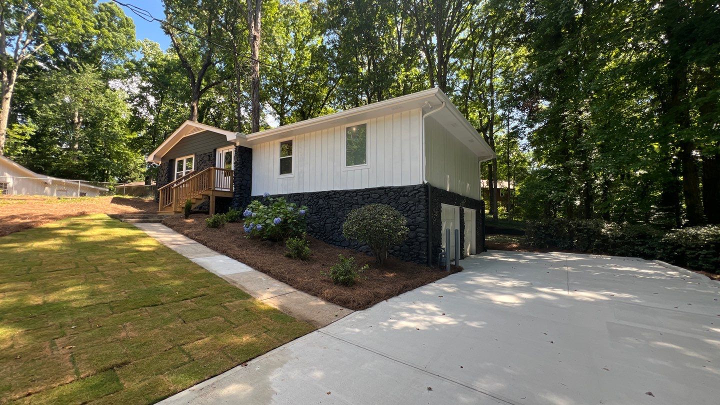 Full Interior and Exterior Home Renovation with Finished Basement in Marietta by Swift Home Renovations
