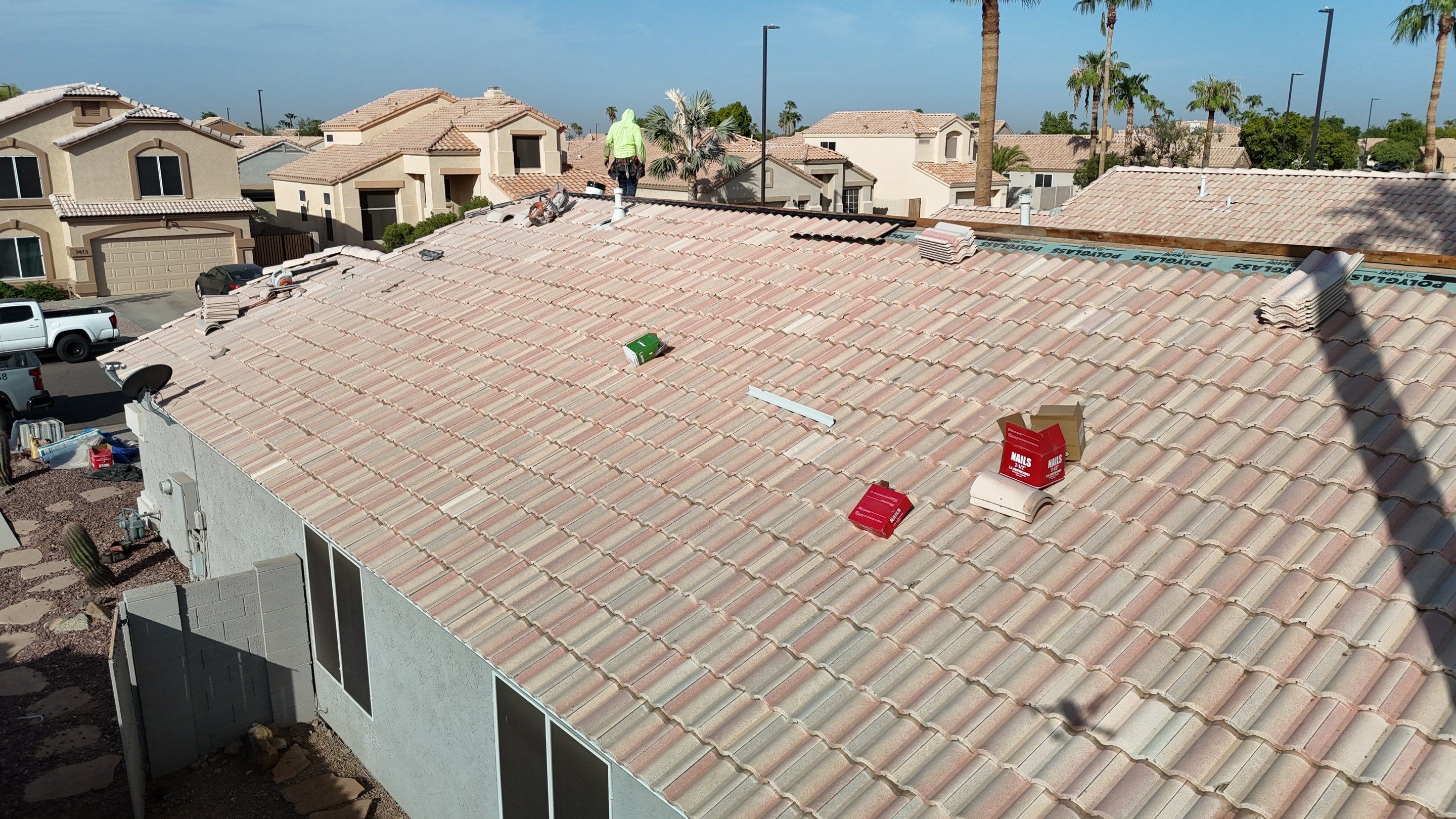 Project in Mesa, AZ by Saint Roofing