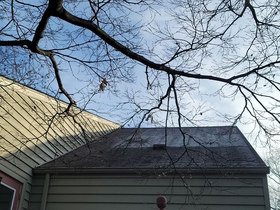Atlas Pinnacle, Color: Weathered Wood, Drip Edge: Color: Royal Brown by Eagle Eye Roofing