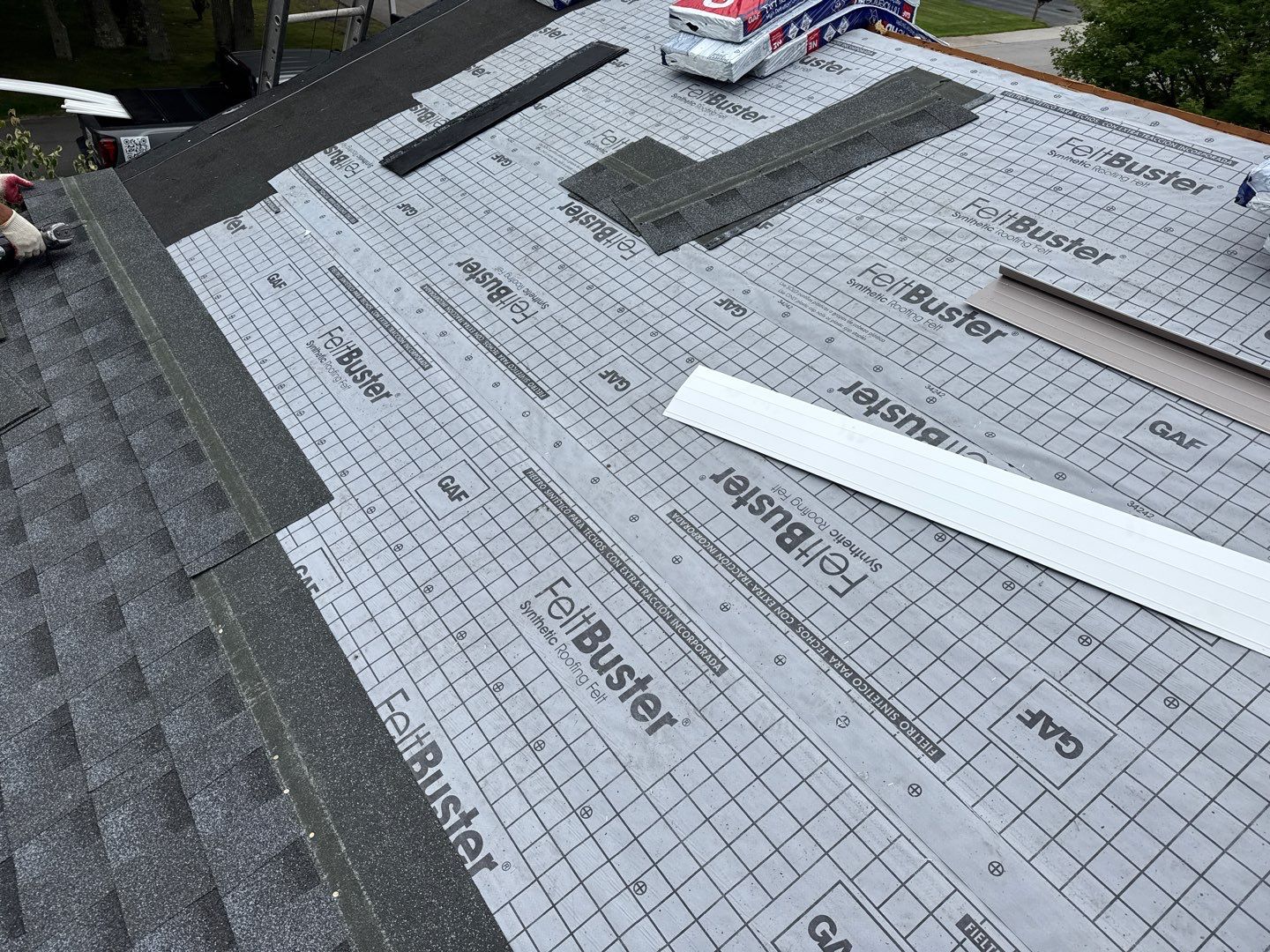 Full Roof Replacement & Carport Trim Repair   by Sensible Home Solutions