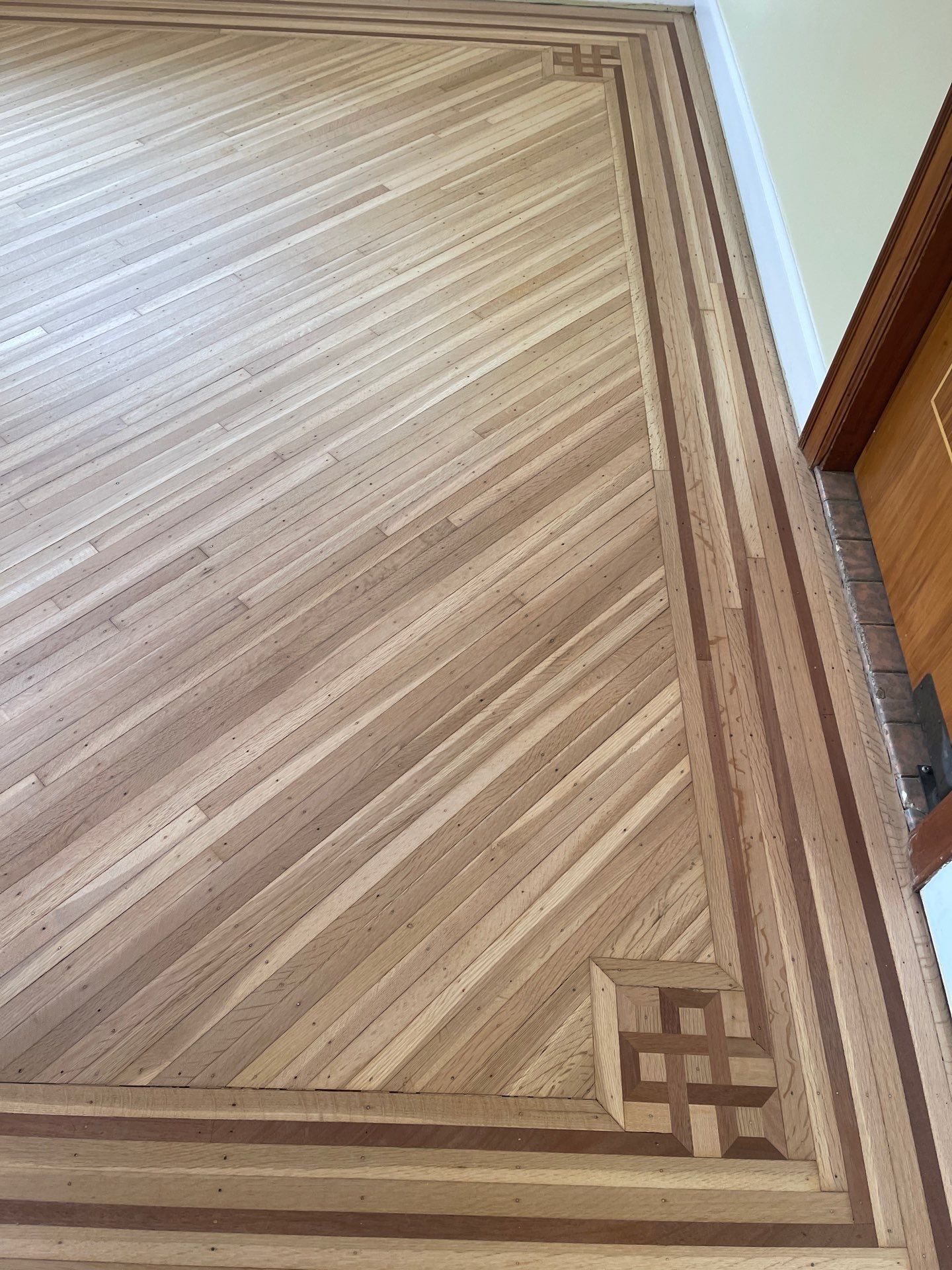 Historic Hardwood floor restoration  by Ann Arbor Hardwoods 