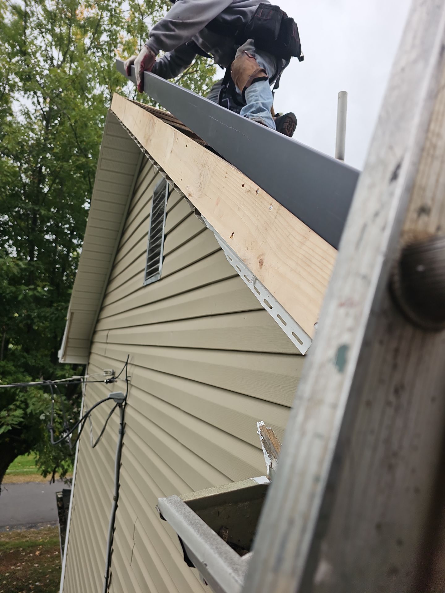 Metal Roof and Gutter Replacement by Winchester Roofing