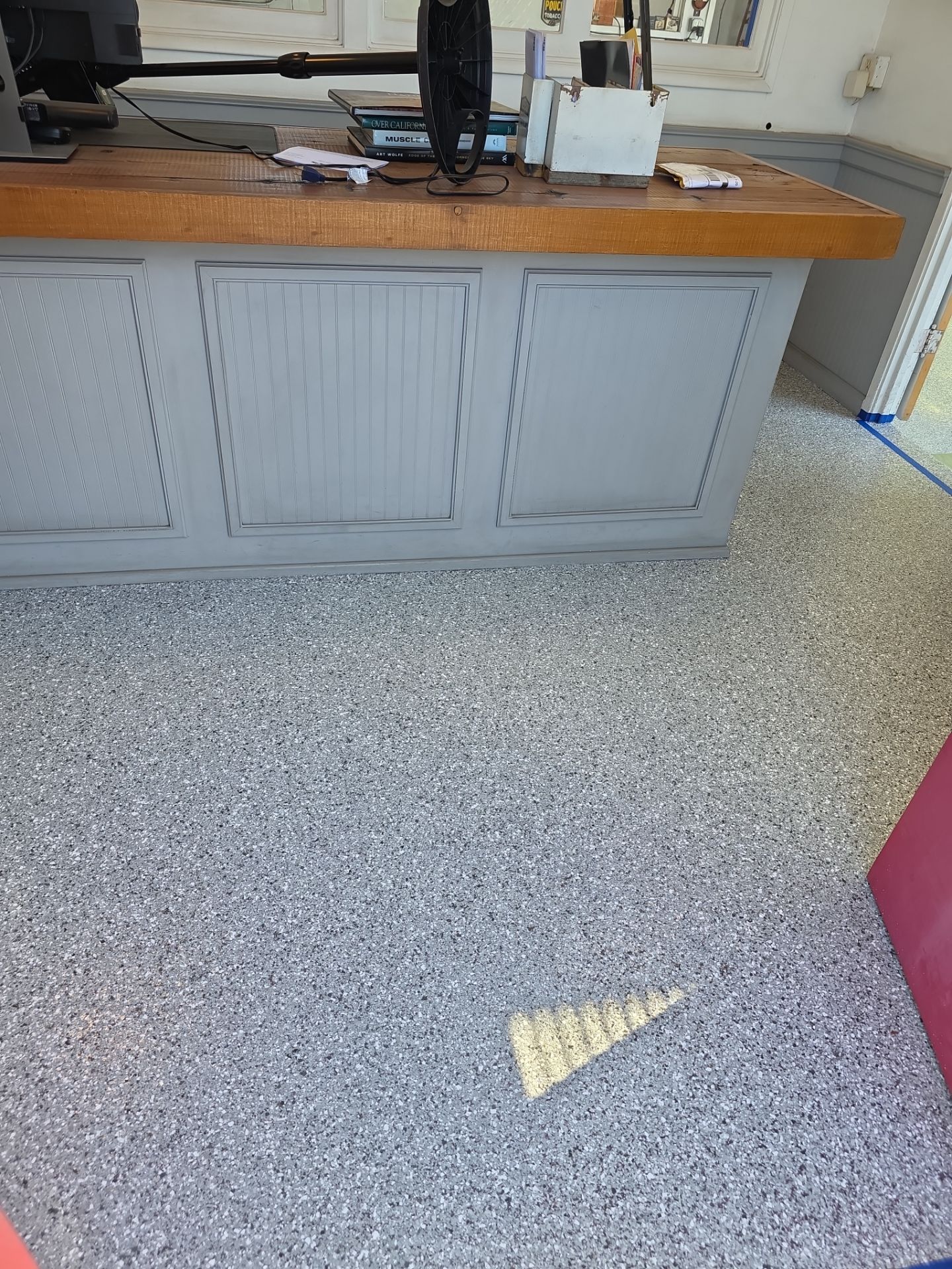 Simiron Stargazer Epoxy Coating for Commercial Auto Shop in Arroyo Grande by MGP Coatings