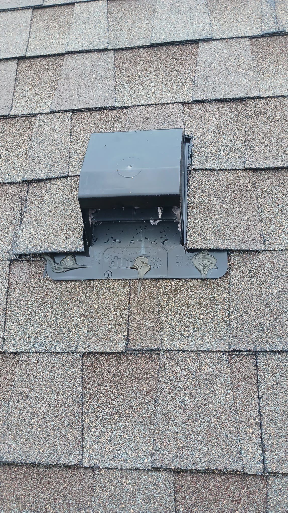 Hail Damage using Owen's Corning Duration (Lifetime) Shingles by Roof Repair Company