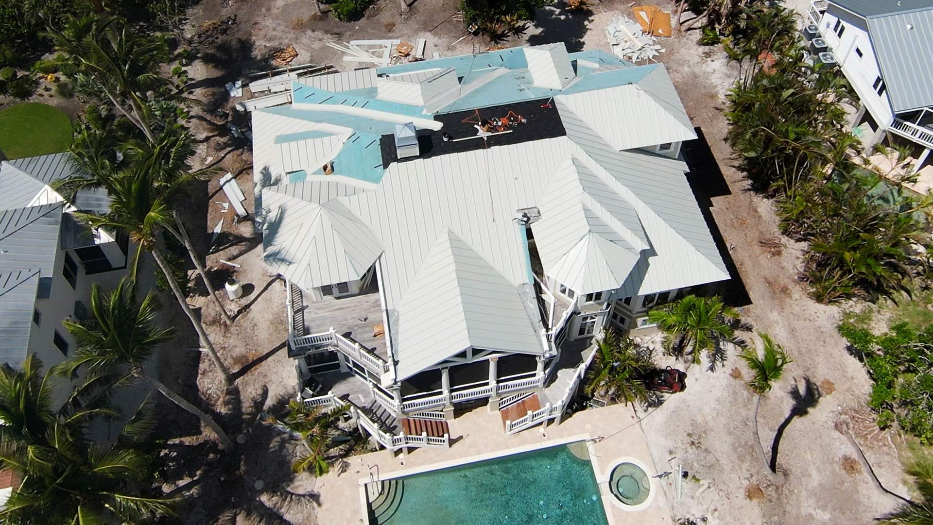 Sanibel Island Standing Seam Roof Replacement by Four Peaks Roofing