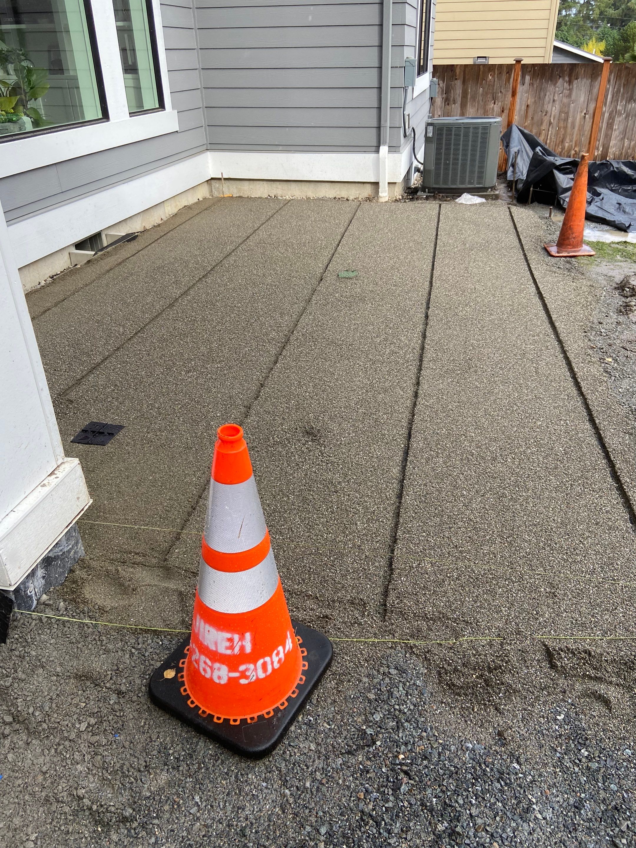 Hardscaping Back Patio Landscape Project  by Jireh Asphalt & Concrete Inc 