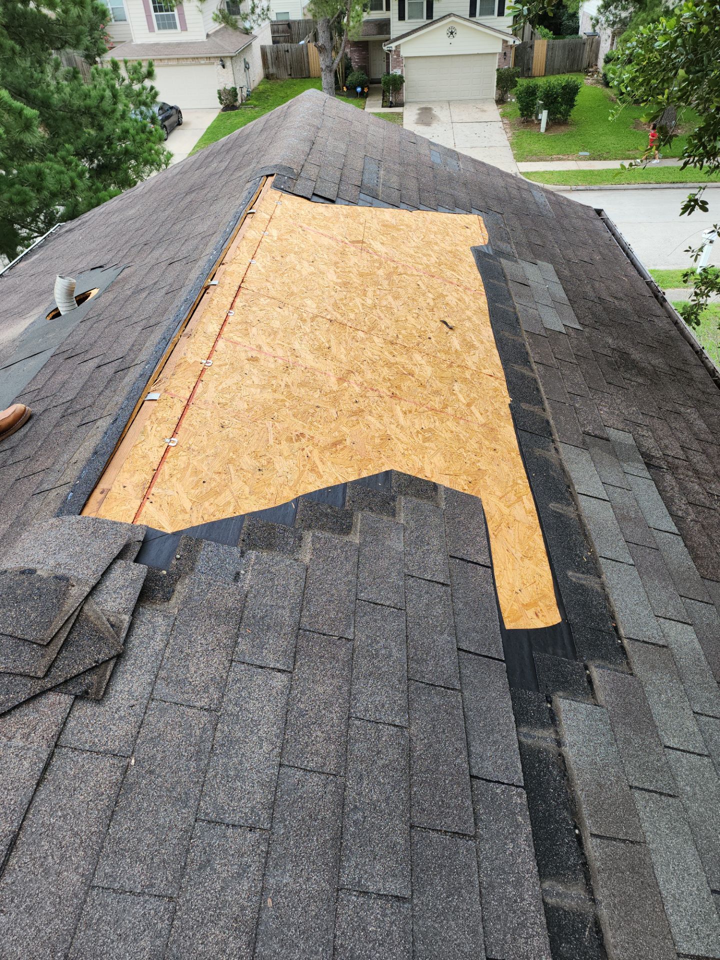 Residential Roofing Repair using Owen's Corning Duration (Lifetime) Shingles by Roof Repair Company