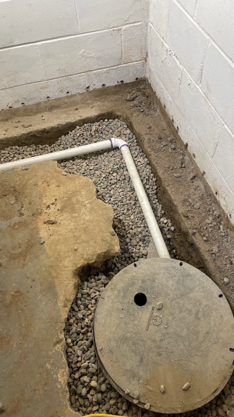 Interior Drain Tile Installation in Columbia Heights, MN by Waterproofing Northeast