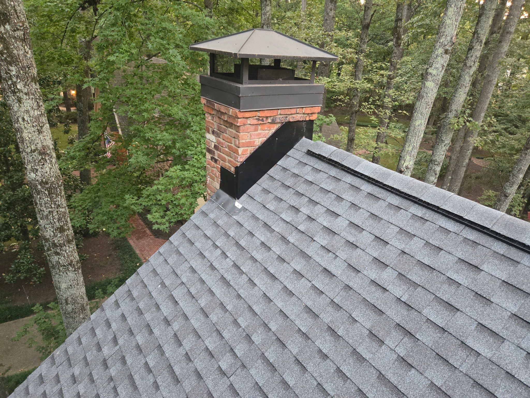 Collierville Roof Replacement Following Major Tree Impact Damage with interior repairs by Revival Roofing Services