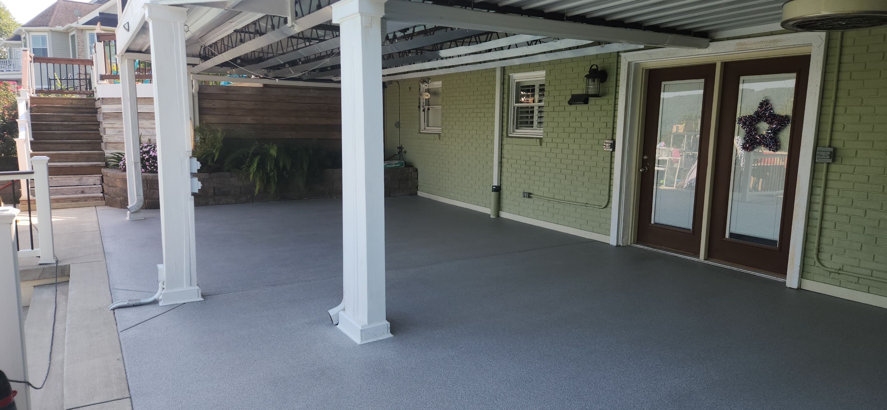 Patio using Solstice by Elite Floor Solutions