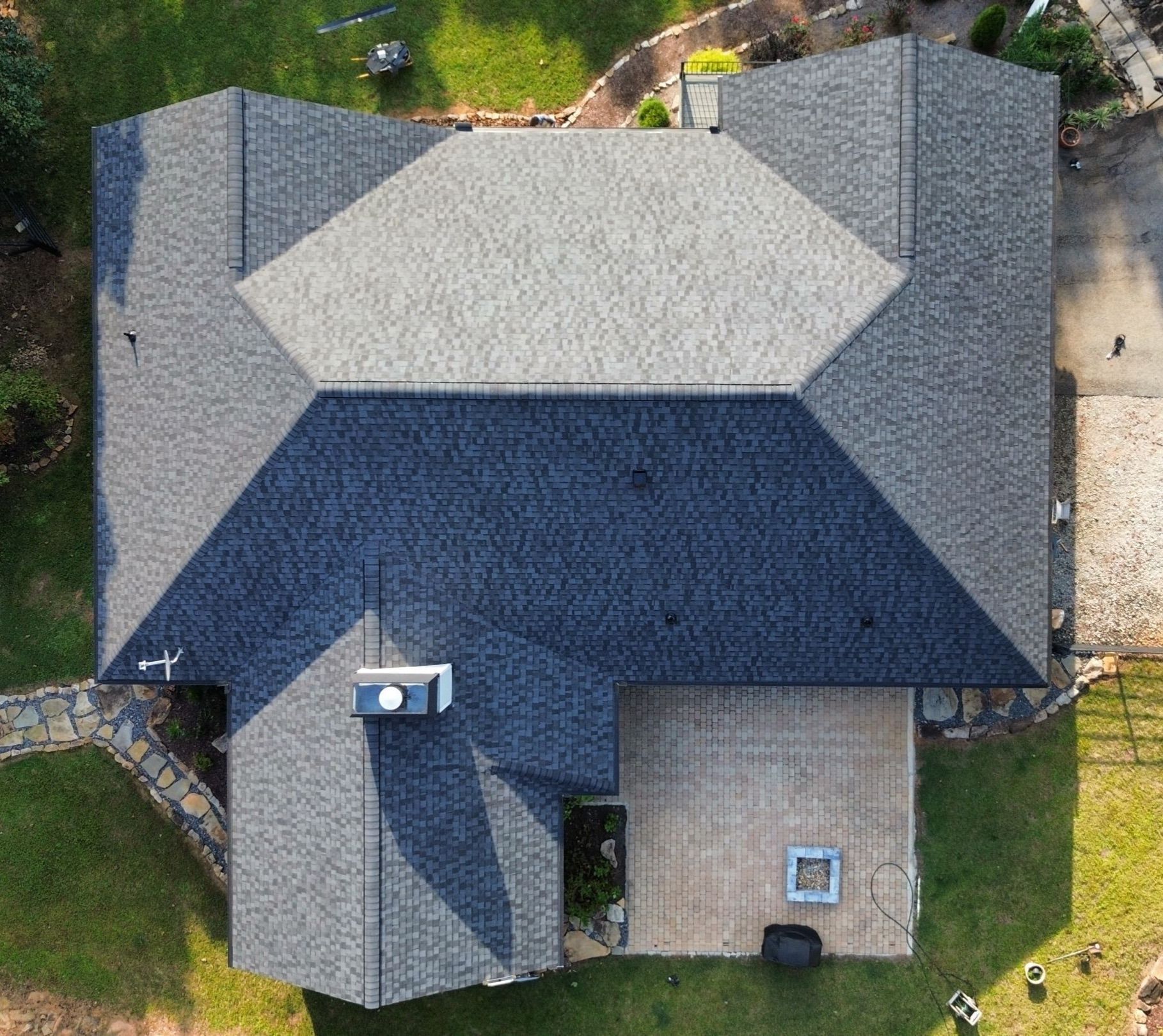 Dawsonville, GA Roof Replacement CertainTeed Landmark Pro Max Def Moire Black by Reset Roofing