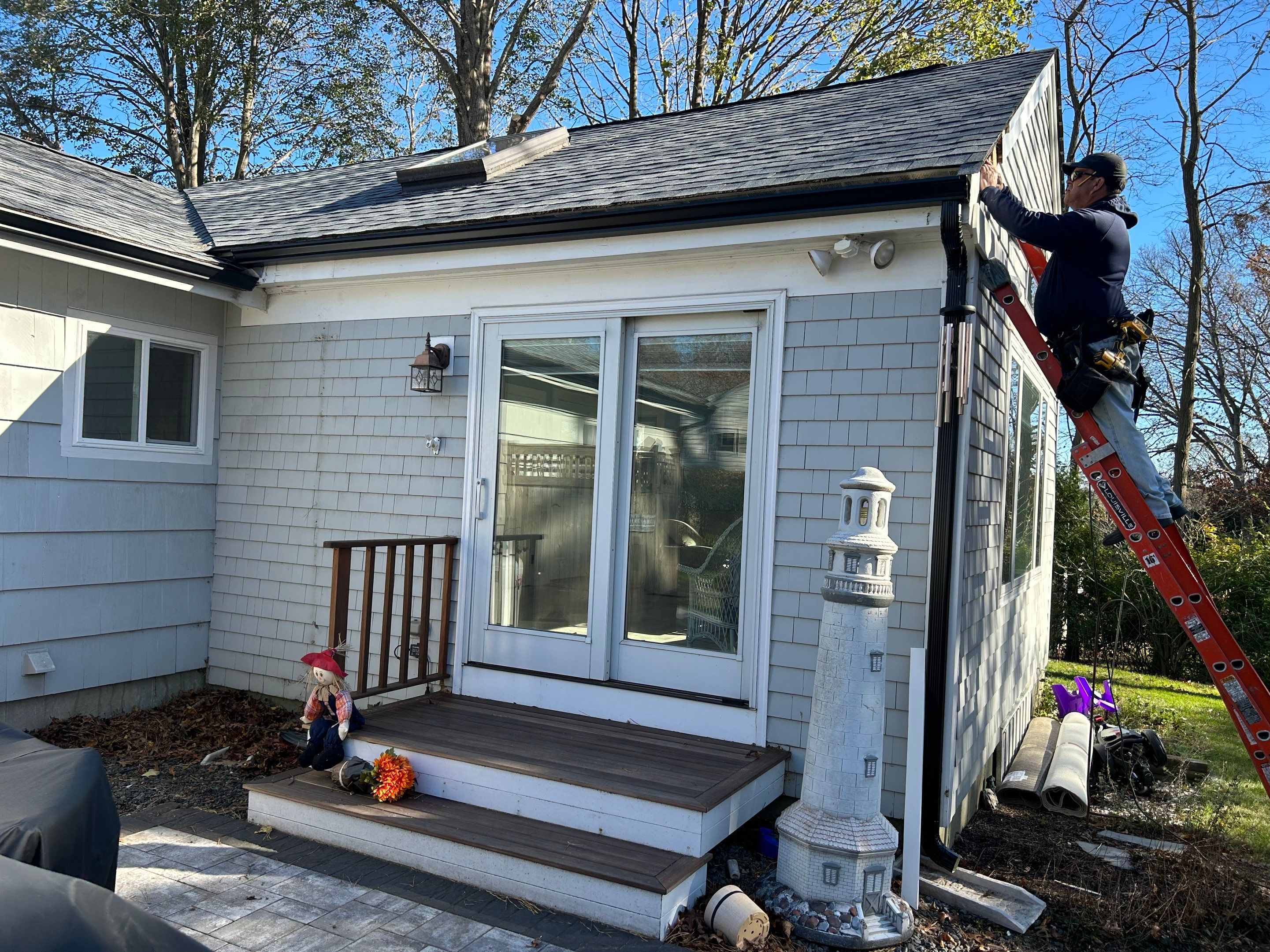 Bourne, MA Gutter Installation using 5" K-Style Aluminum Gutter by Gutter Pro Enterprises