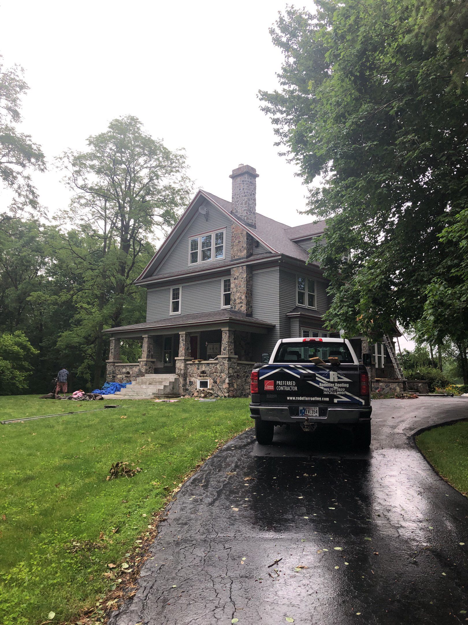 Project in Muncie, IN by Rodeffer Roofing INC