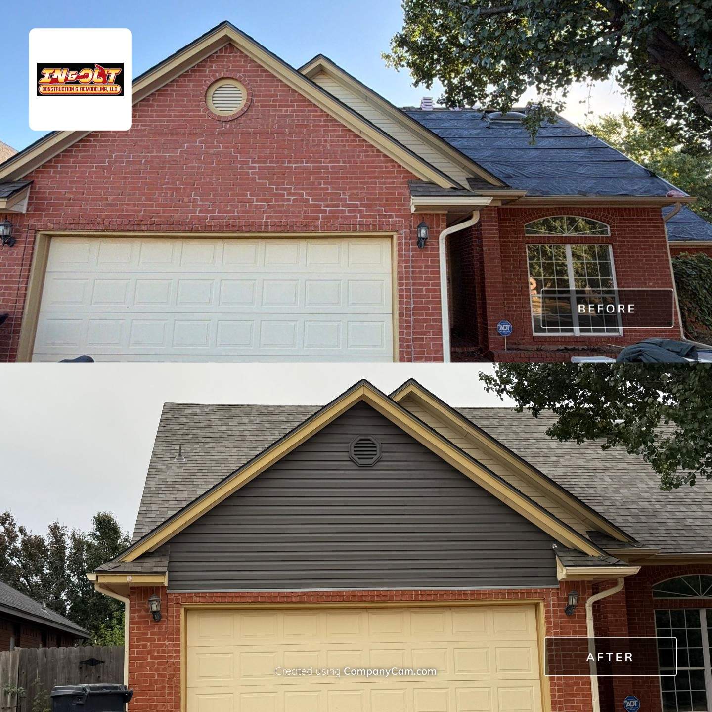 Roof replacement & siding  by In & Out Construction & Remodeling, LLC