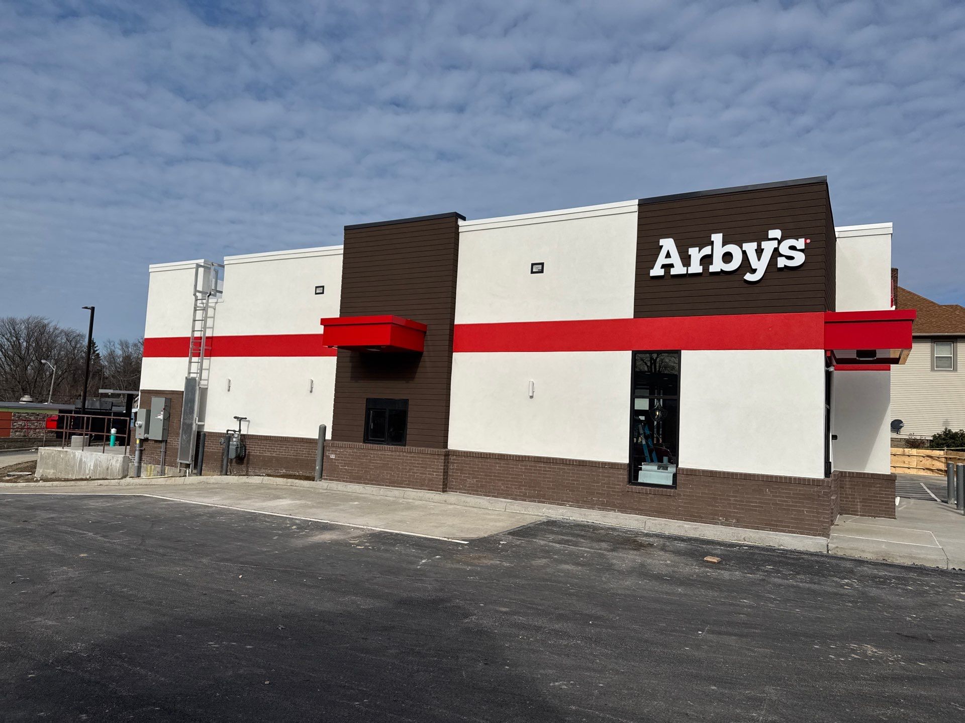 Arby's New Ashtabula, OH Location - Commercial Roof Installation by 3 Daughters Construction 