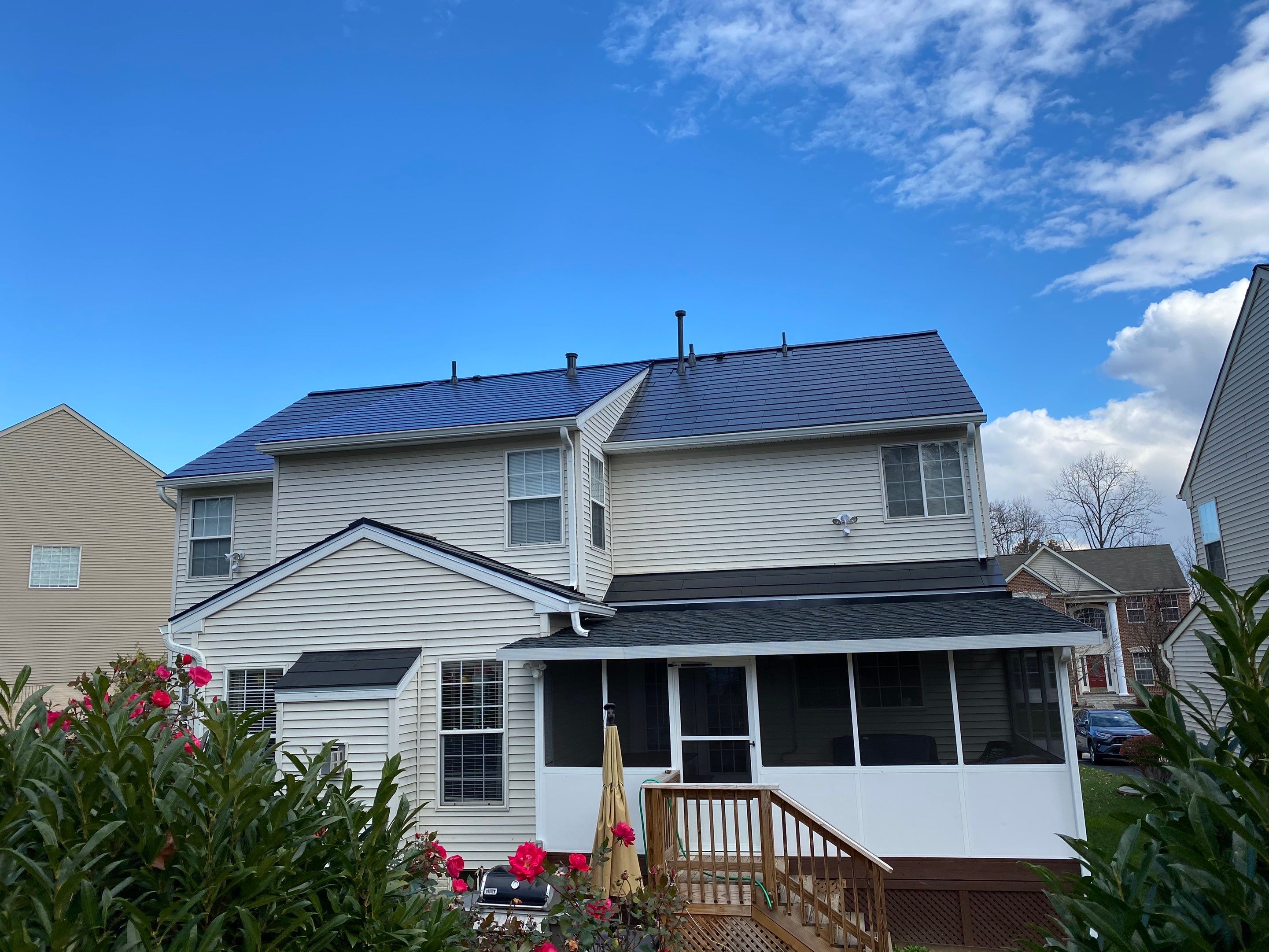 Tesla Solar Roof Installation by American Home Contractors