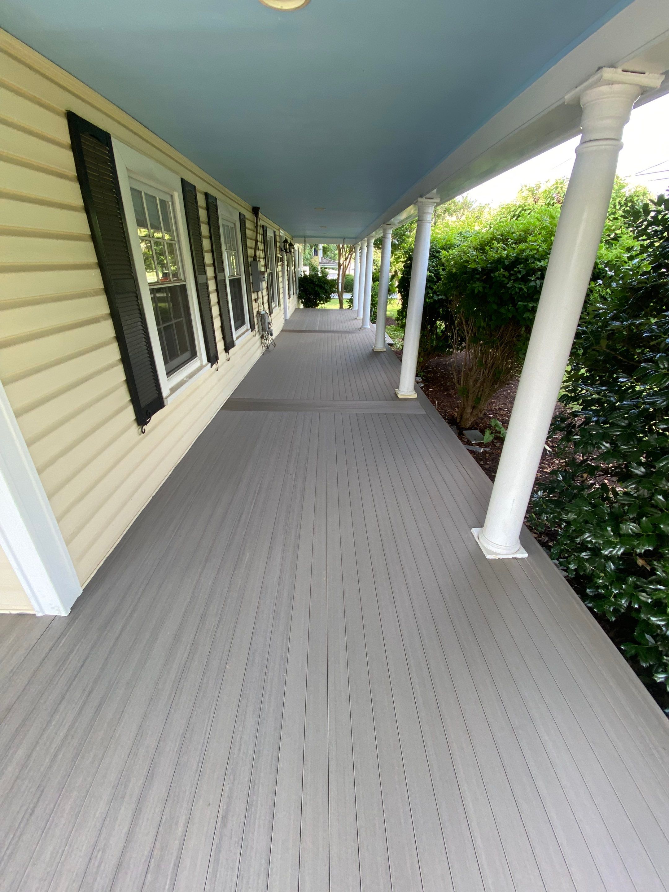 Front Porch Transformation using Timbertech Decking by The Smet Companies, LLC