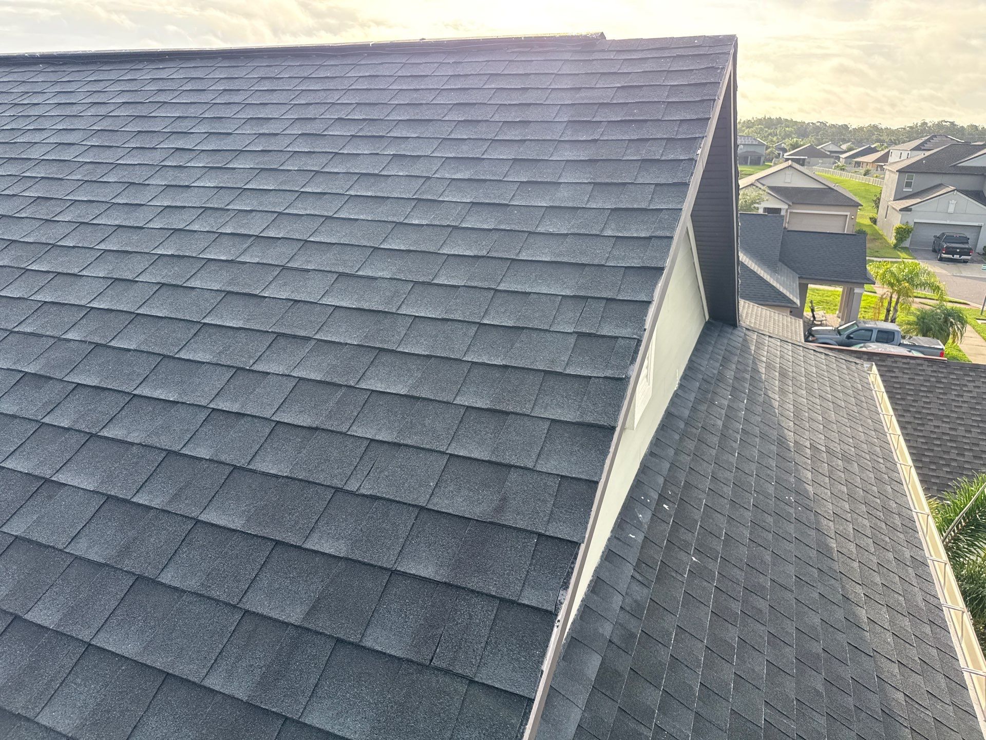 2-Story Asphalt Shingle Roof Cleaning & House Wash – Cypress Mill, Sun City Center, FL by Sunshine AquaWash