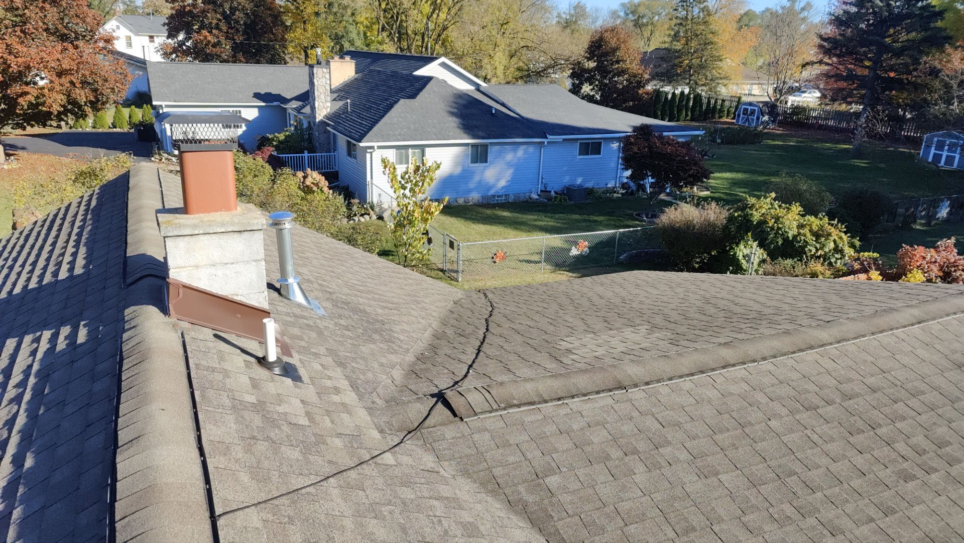 Roof Replacement using Owens Corning Aged Copper by 180 Contractors