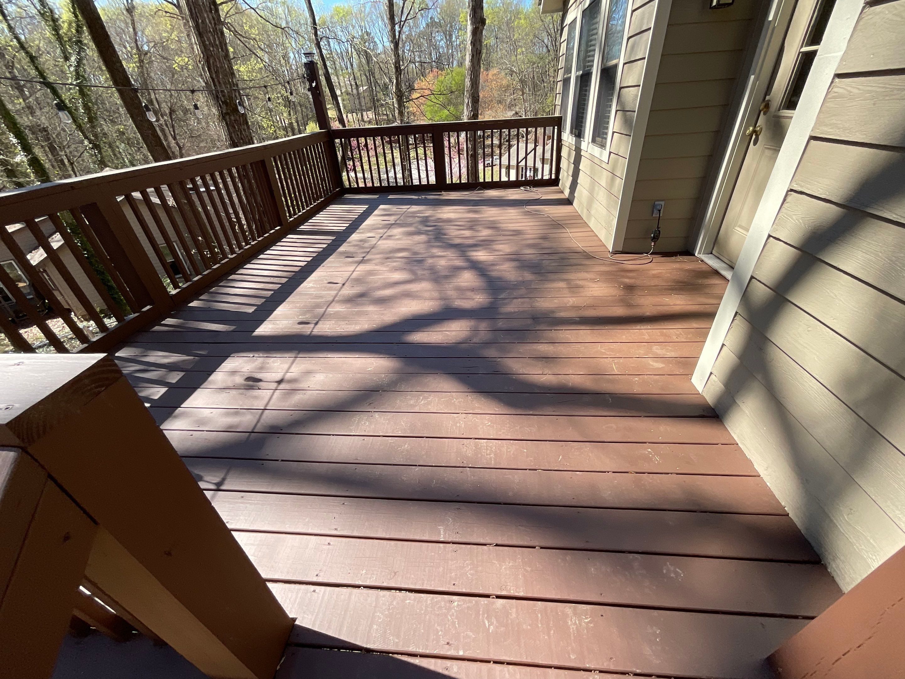 Exterior Painting and Deck Refinishing for an Acworth Residence by Swift Home Renovations