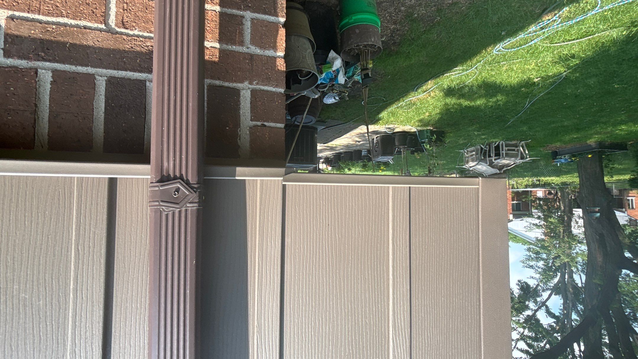 Siding Installation using Ascend 7" Composite Flagship Brown by 180 Contractors