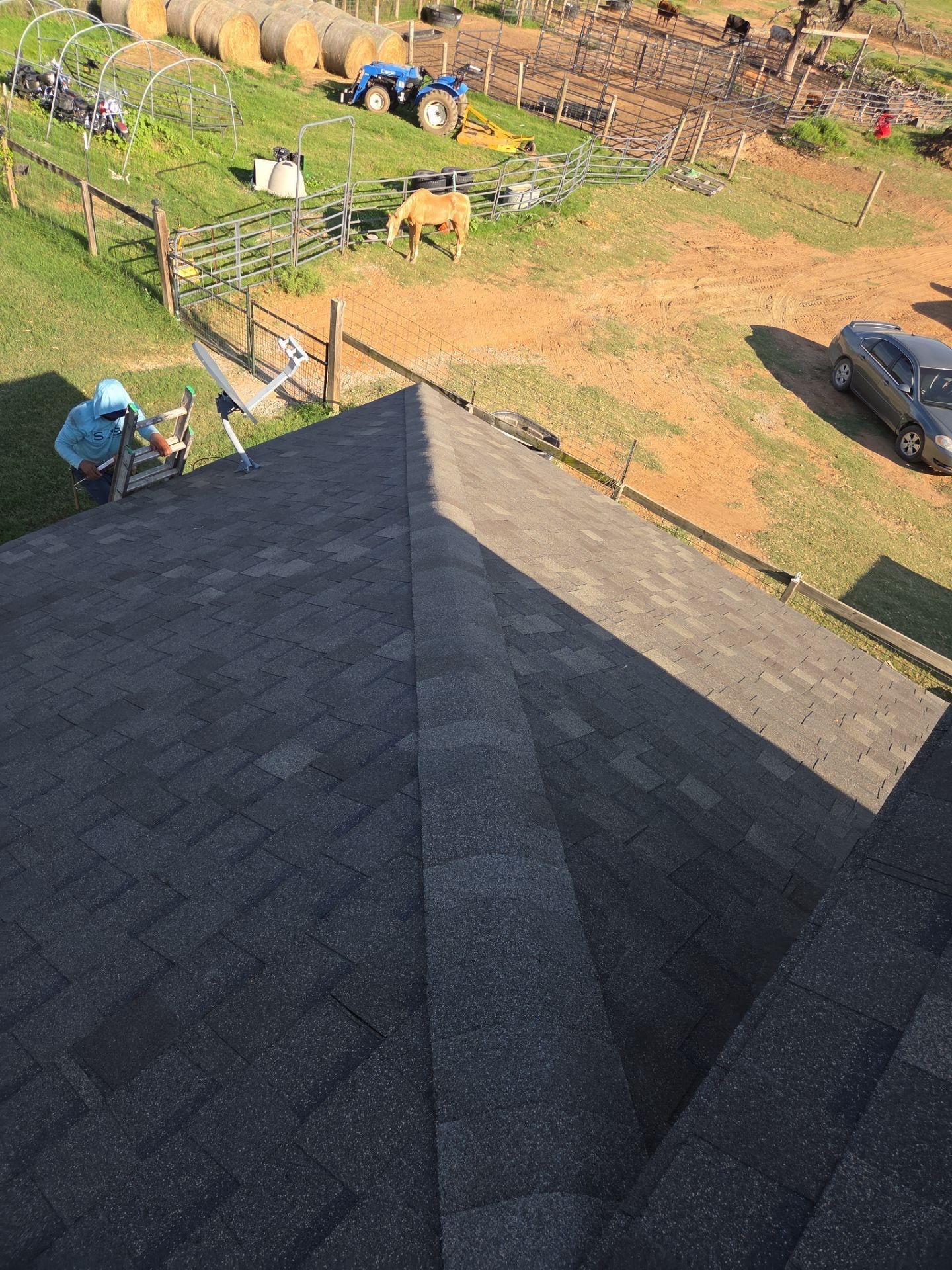 Project in Bowie by Lonestar Roofing and Restoration LLC.