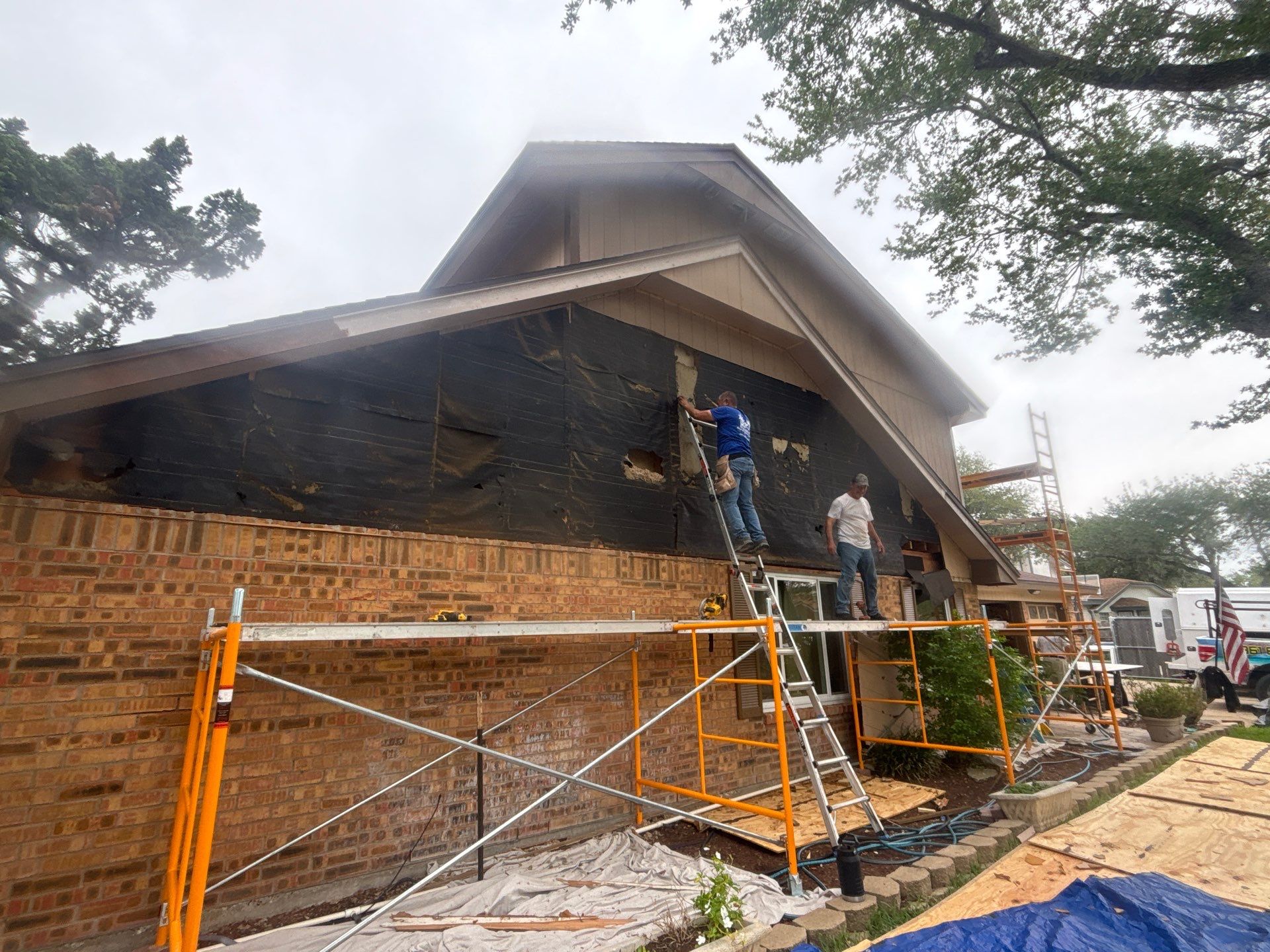 Portland Texas Exterior Remodel by Bayfront Roofing and Construction
