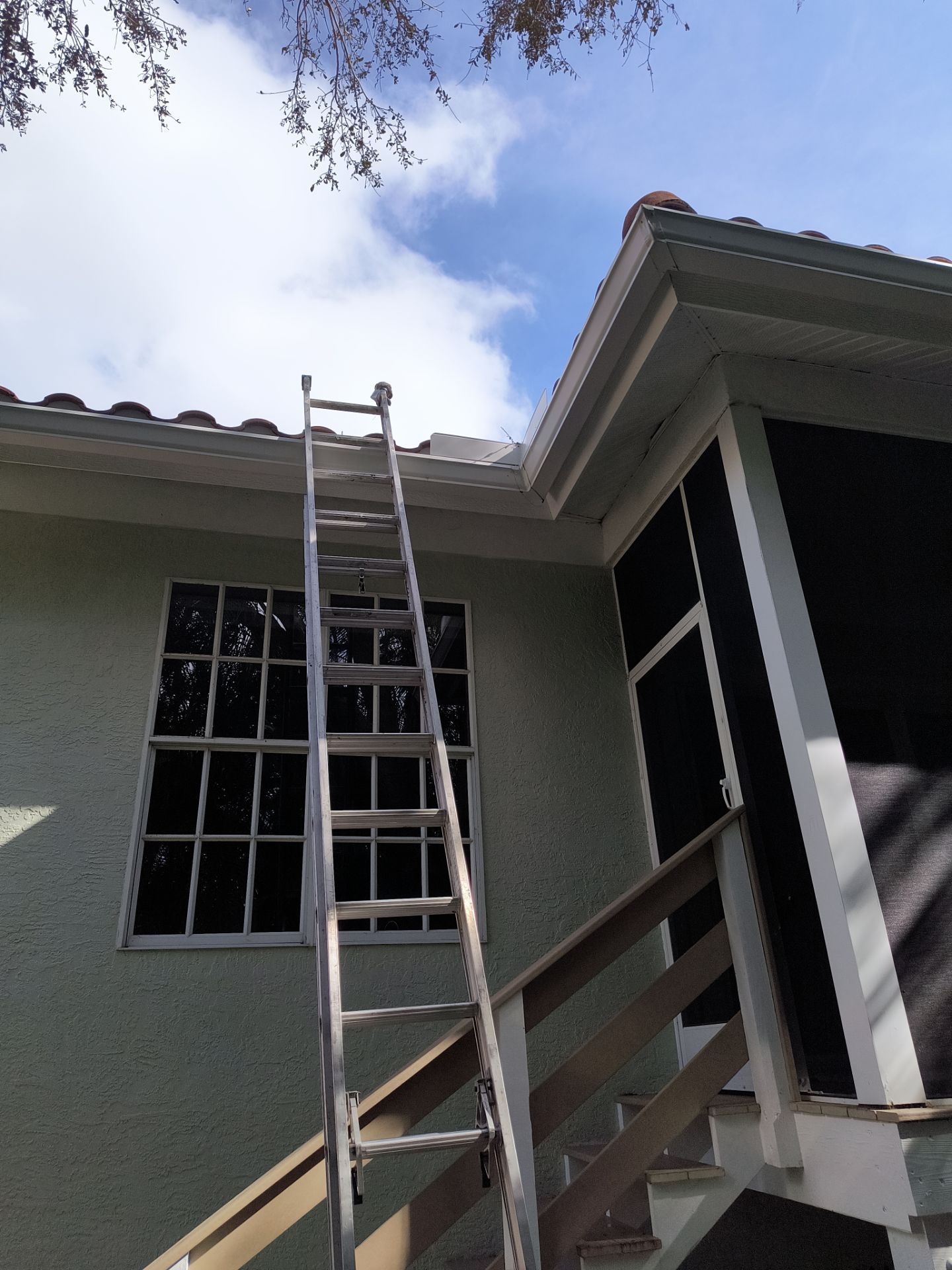 Downspout and Elbow Installation in Bonita Springs FL by Gutter Professors