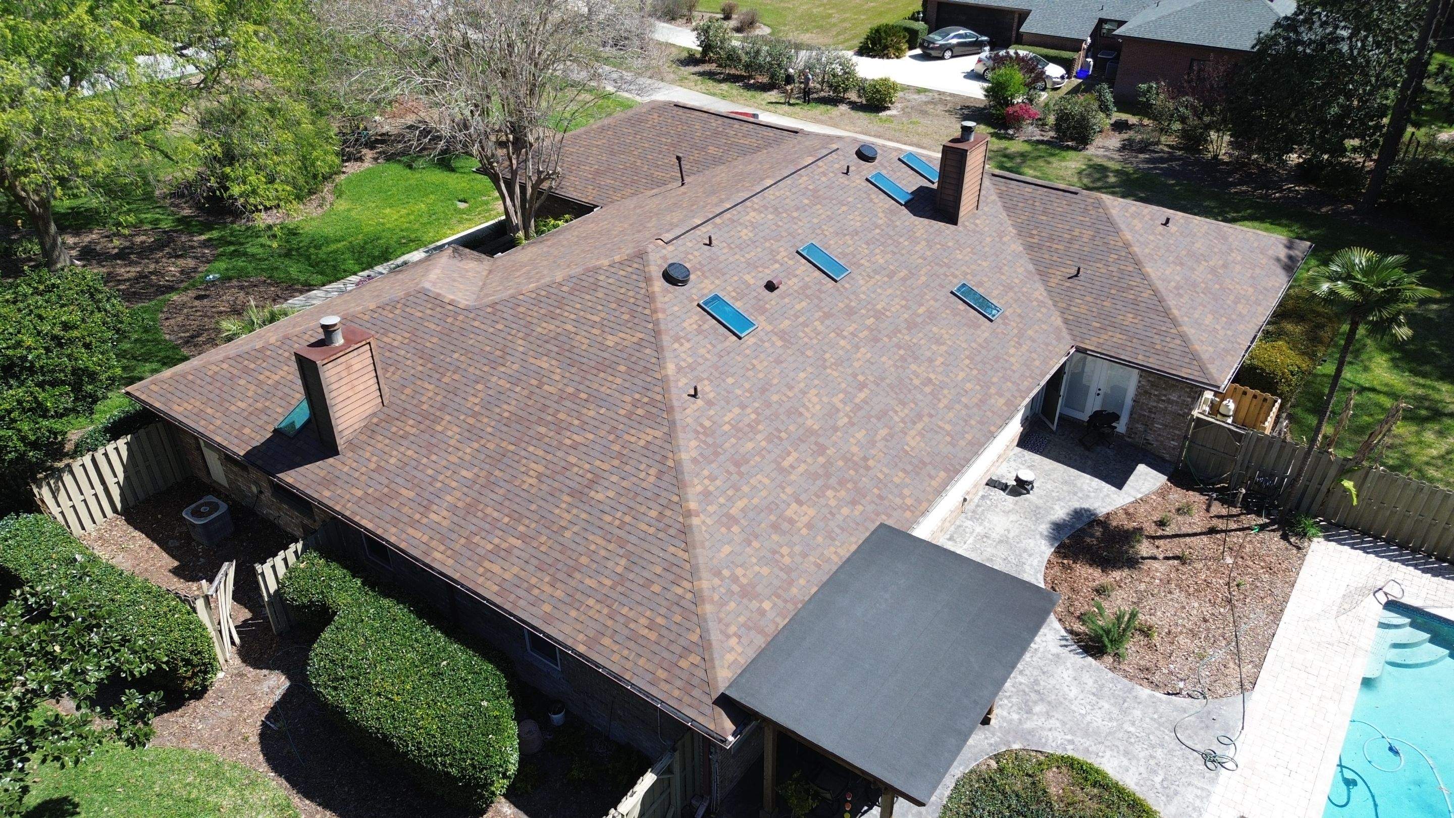 Sedona Canyon shingle roof replacement in Gainesville FL by Brehm Roofing