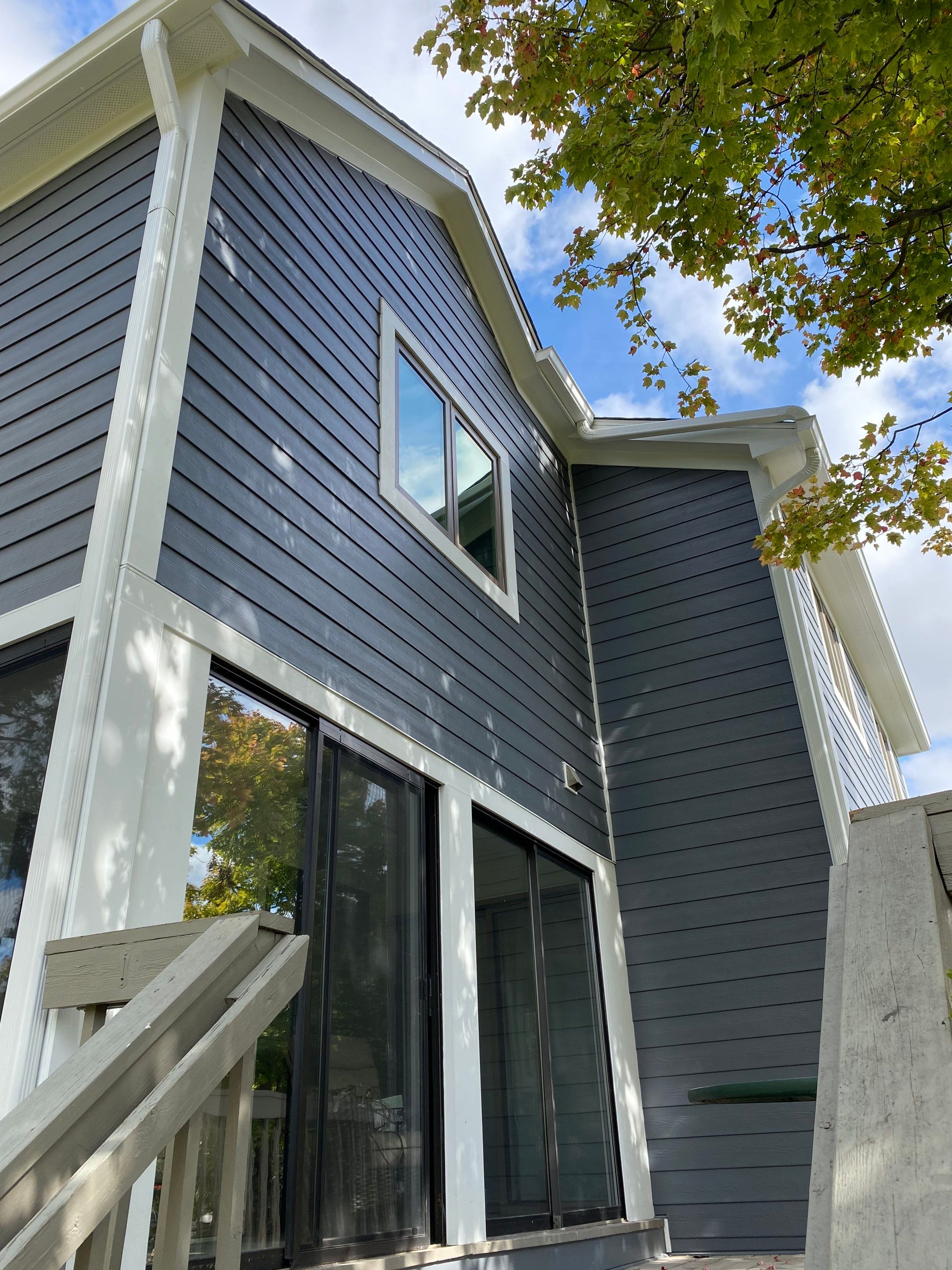 Siding Installation using James Hardie Fiber Cement Lap Siding by Best Exteriors Inc