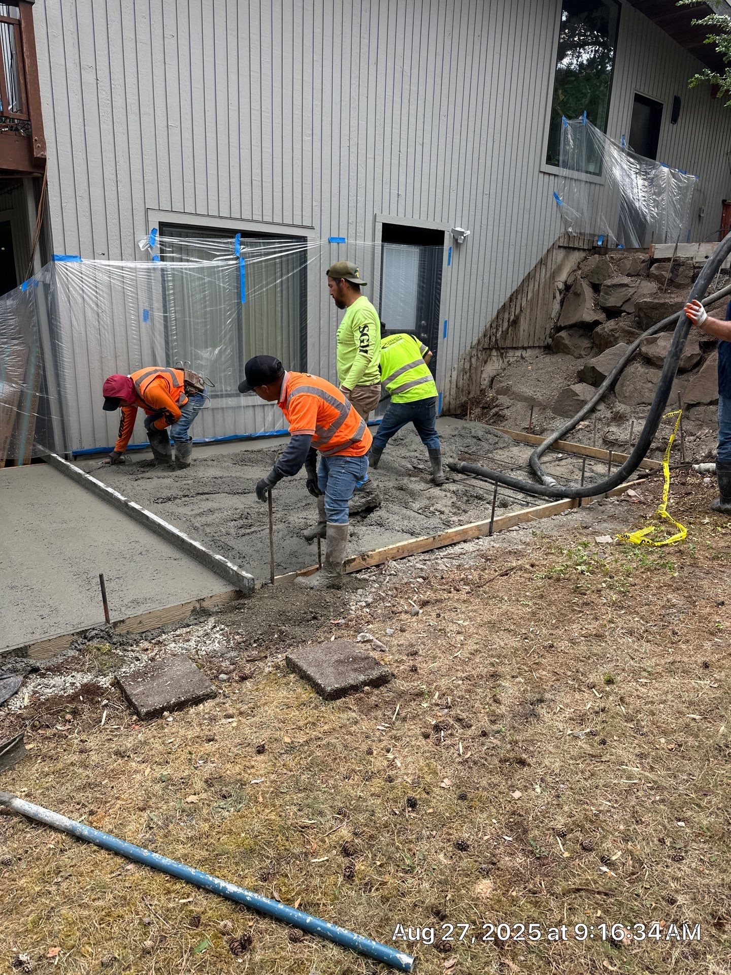 Backyard Concrete Patch Repair | Seattle  by Jireh Asphalt & Concrete Inc 