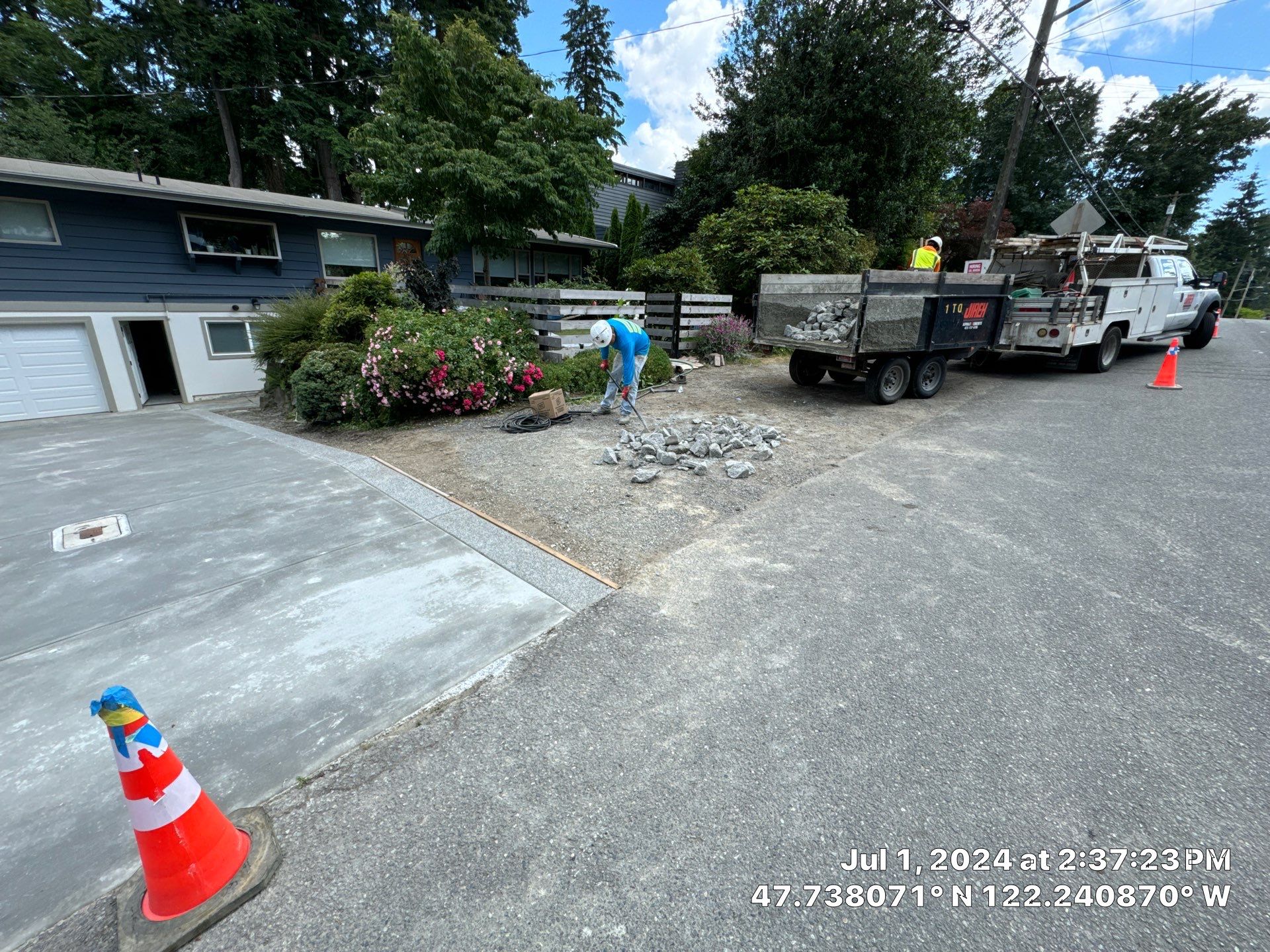 Nathan | Concrete Driveway & Walkway by Jireh Asphalt & Concrete Inc 
