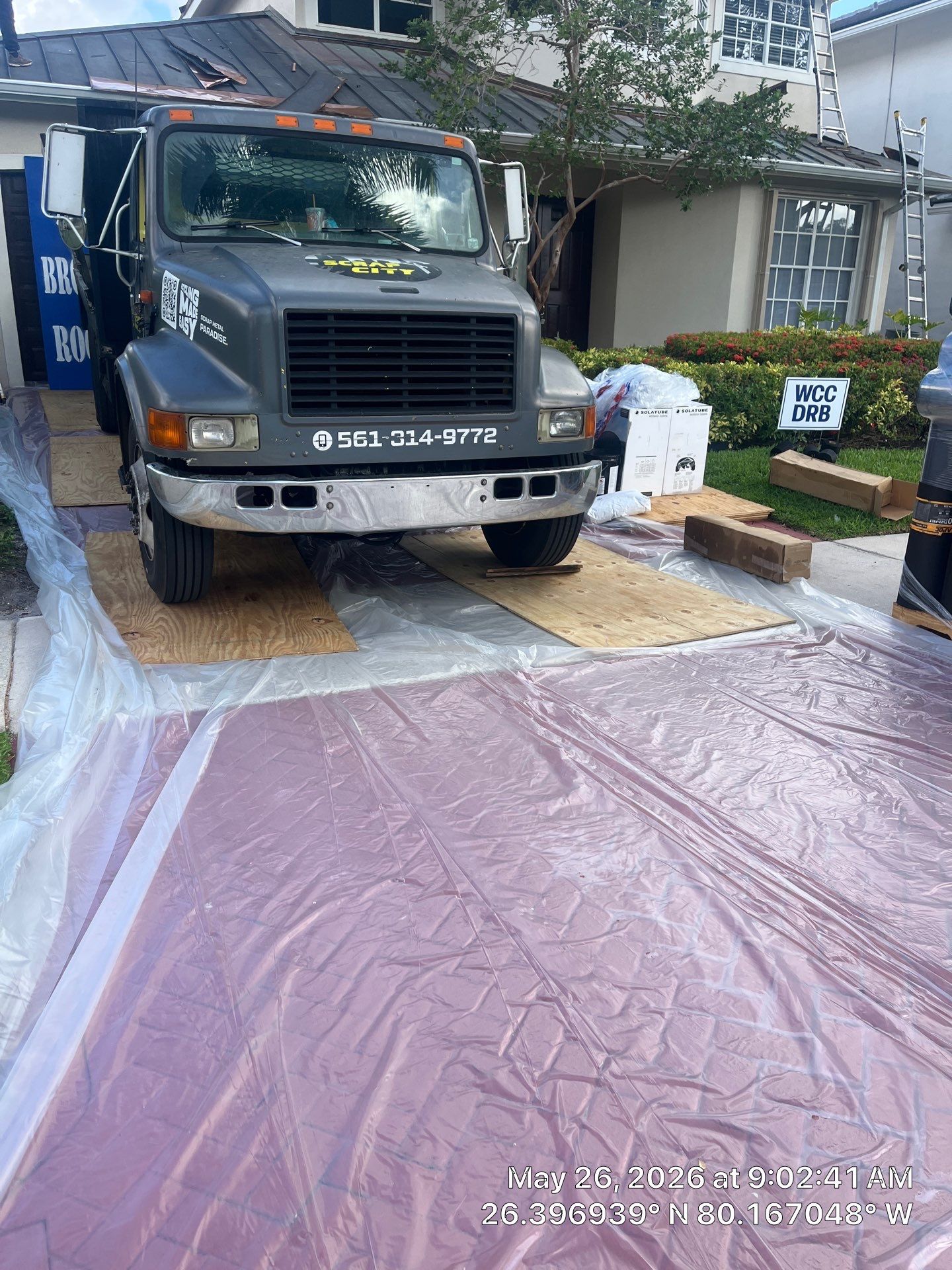 Residential Roofing Installation using 1" Nail strip metal roof by BLUES BROTHERS ROOFING