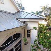 24ga 1.5" Mechanical Seam Medium Bronze by Total Roofing System The Metal Roof Experts