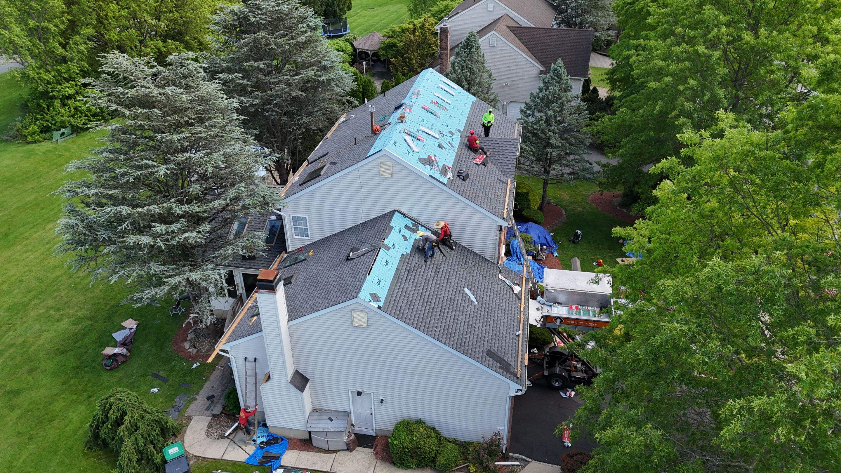 Roof Project in Stewartsville, NJ by All State Home Improvement Inc.