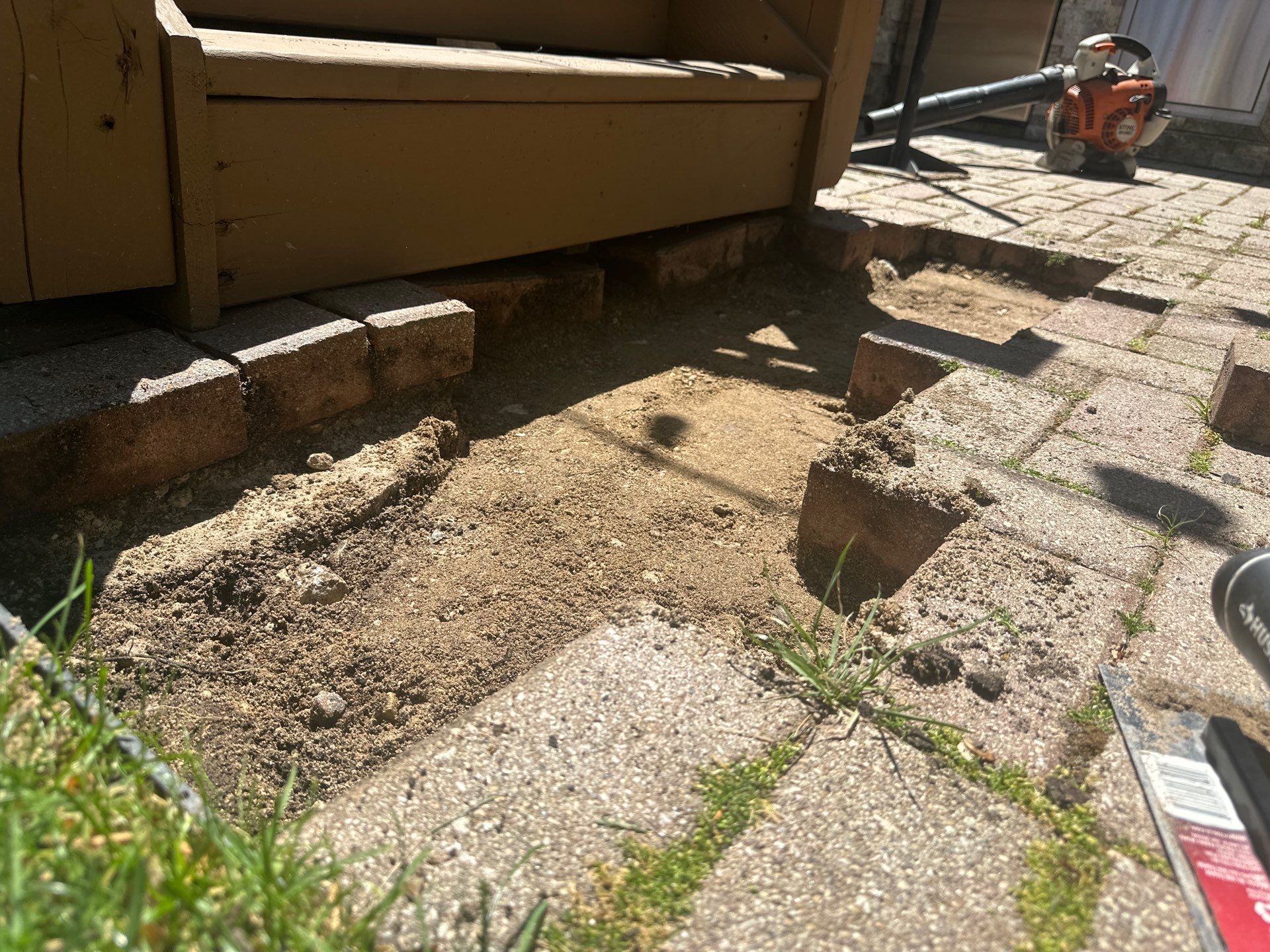 Brick Paver Repair, Cleaning, and Sand Stabilization by Northern Power Washing LLC.