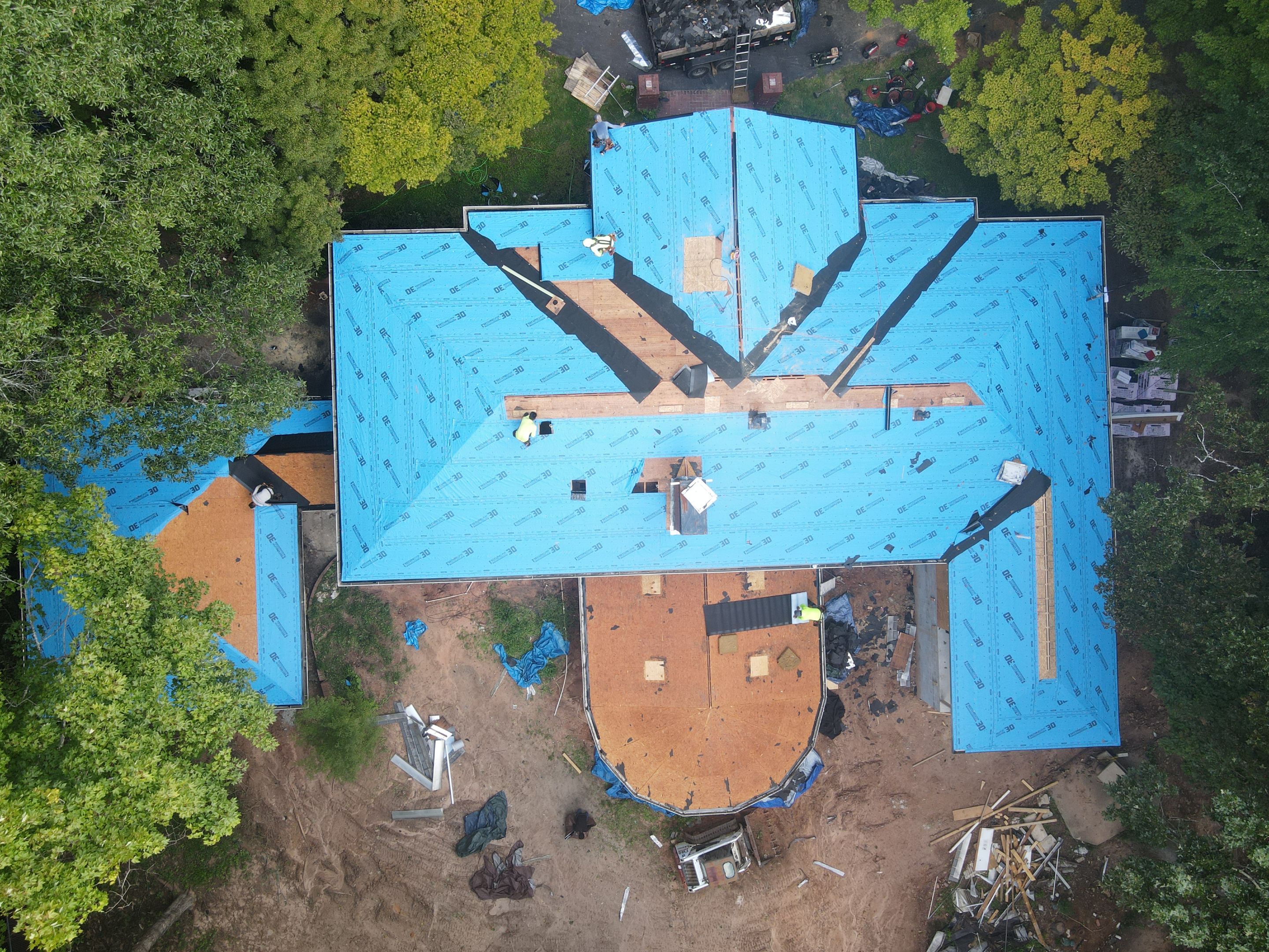 Residential Roofing Installation using Owens Corning by Inspector Roofing and Restoration