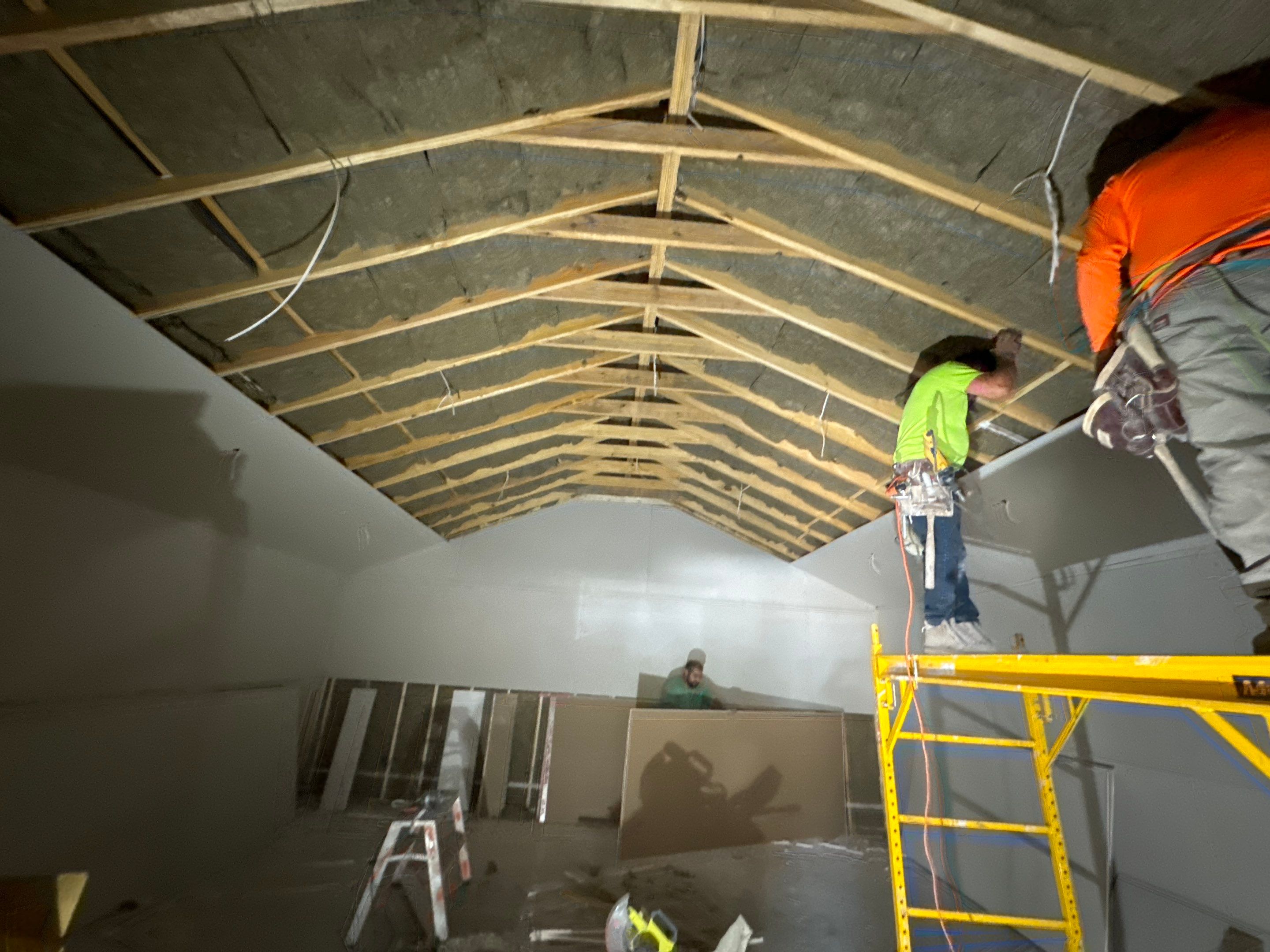 Custom Detached Studio Construction and Interior Finishing in Spring by Rolling Nations