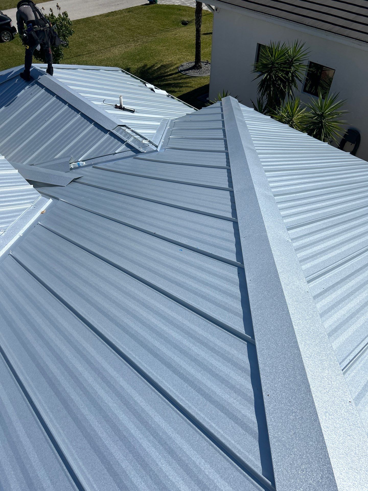 Residential Roofing Installation using Tri County Metal by 1st Class Roofing, Inc. 