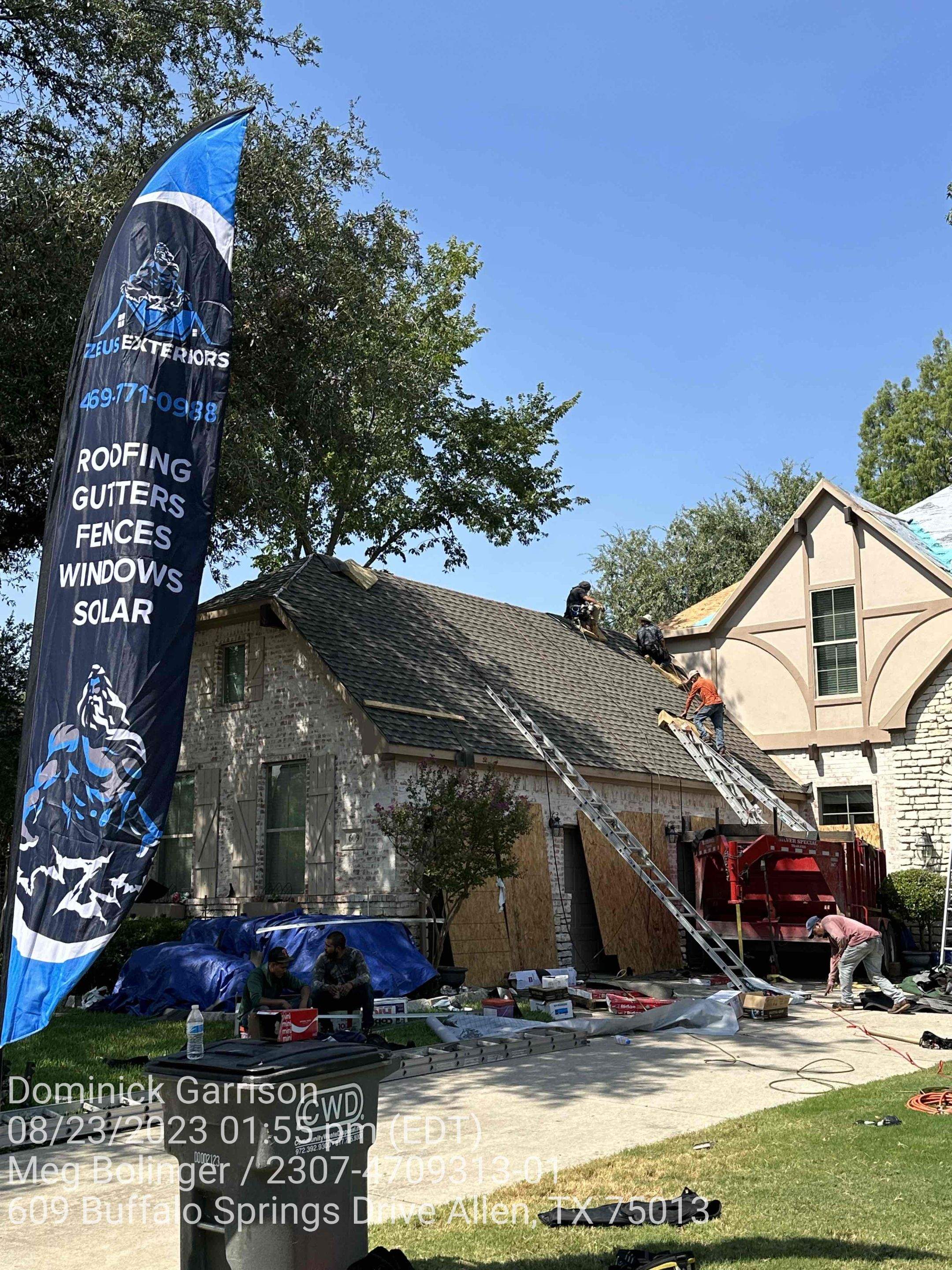 Project in Allen  by Zeus Exteriors