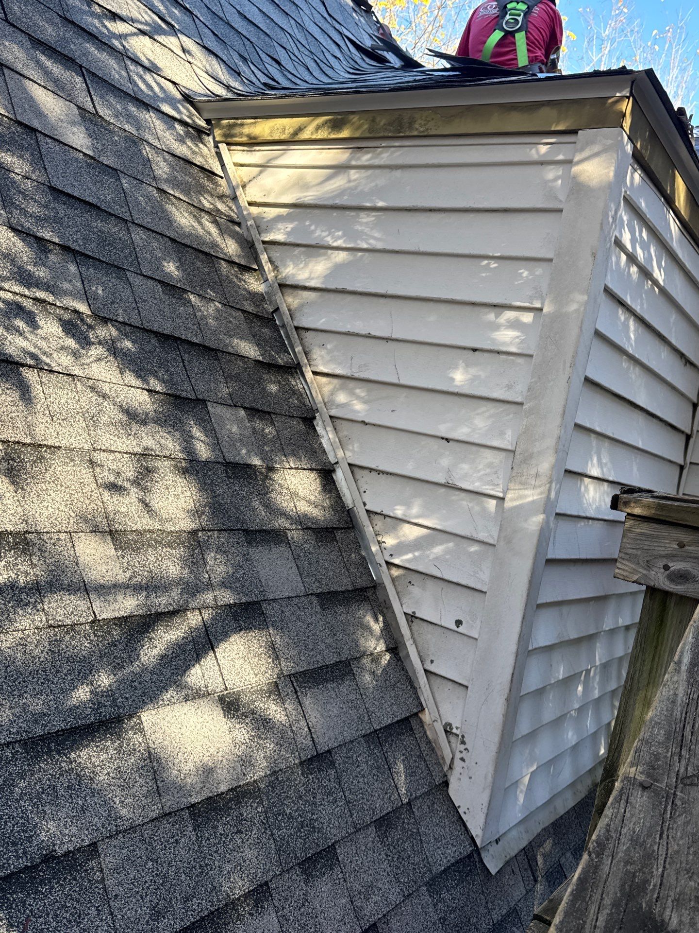 Full Roof & Porch EPDM Replacement with Skylight and Chimney Repairs by Mighty Dog Roofing of Greater Middlesex County