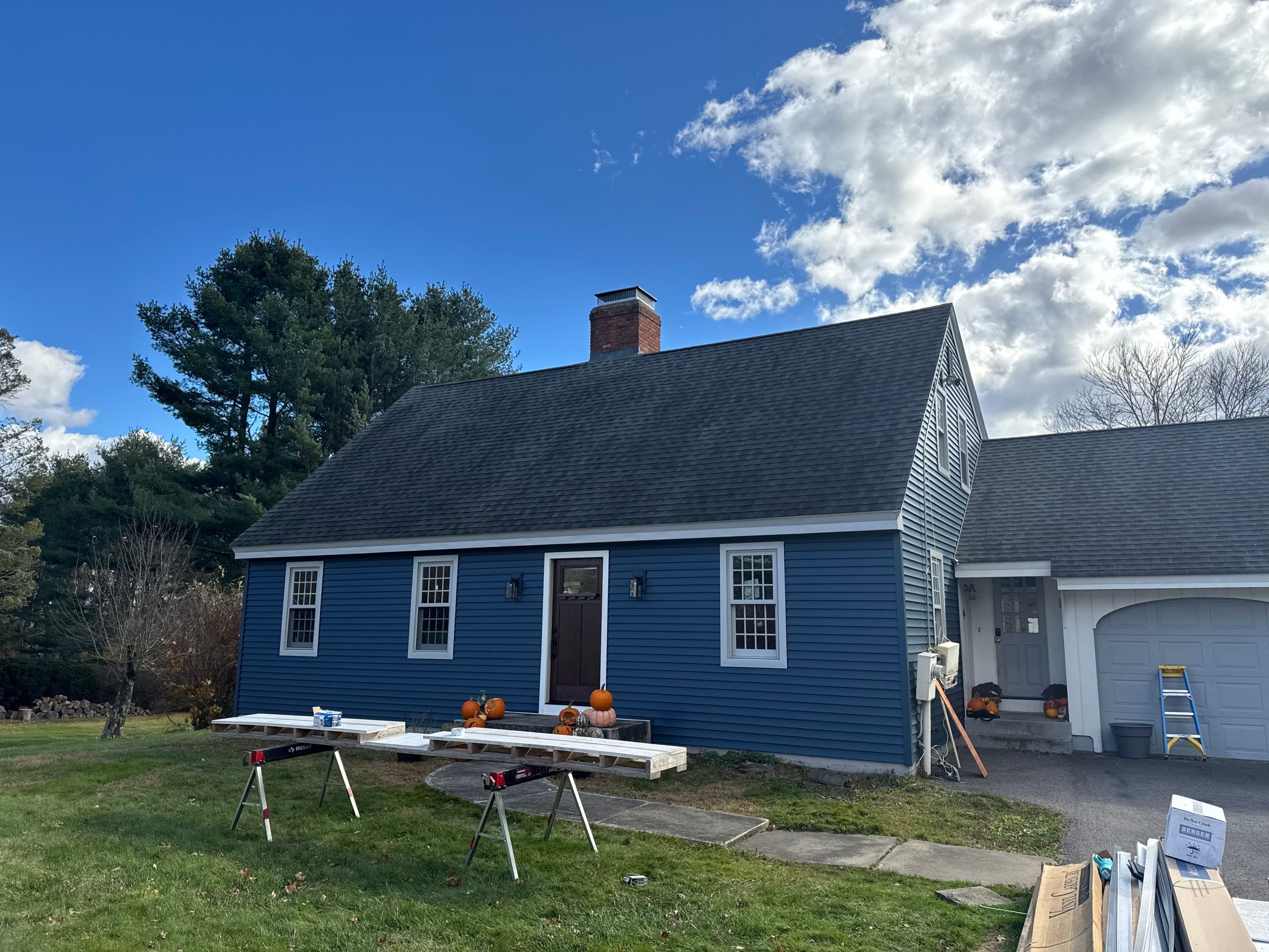 Siding Replacement in Glastonbury CT with Deep Mineral Finish by Turner Home Improvement Contractors, LLC