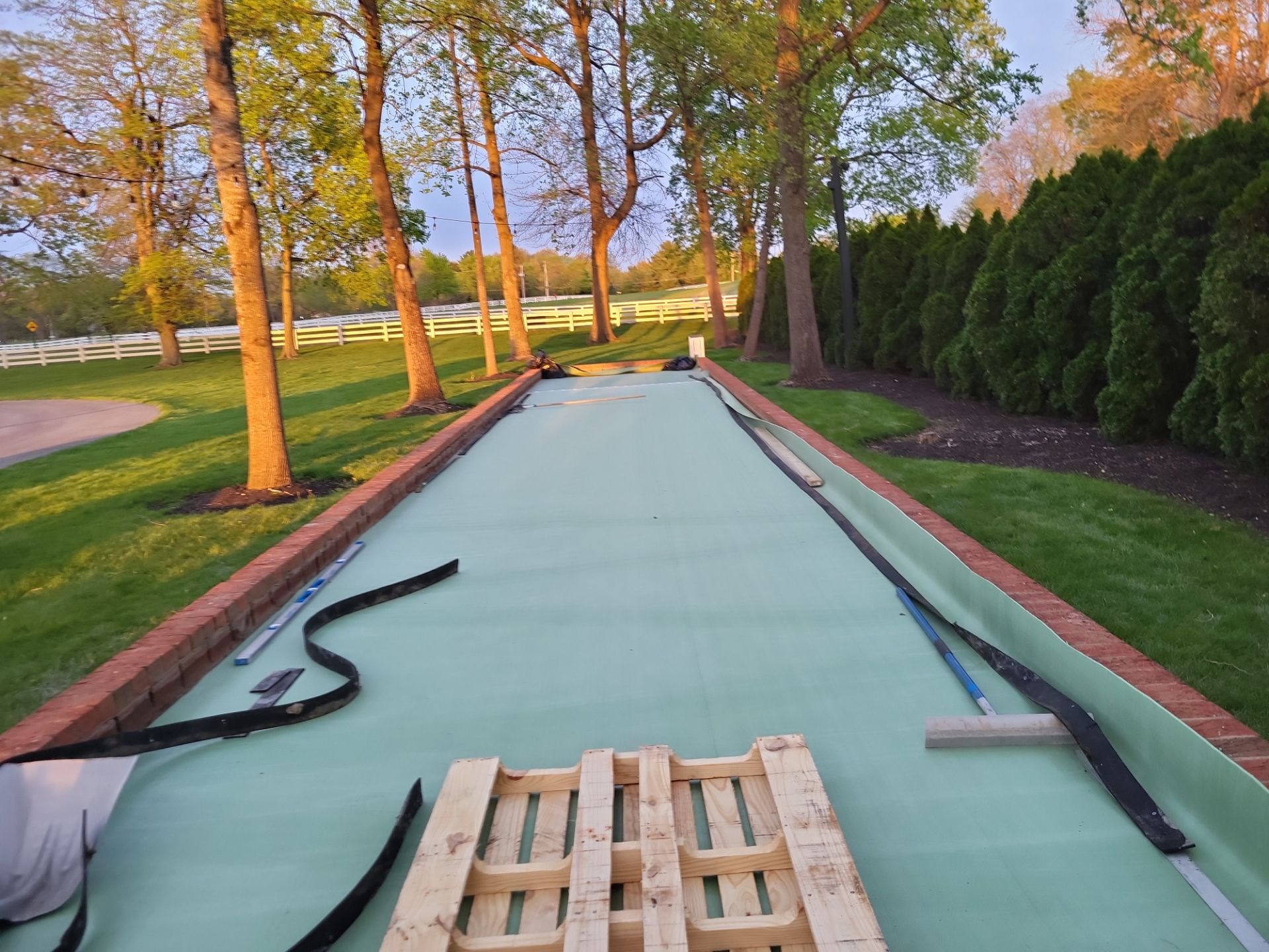 Bocce Court Replacement, New Albany CC by Southwest Greens Midwest