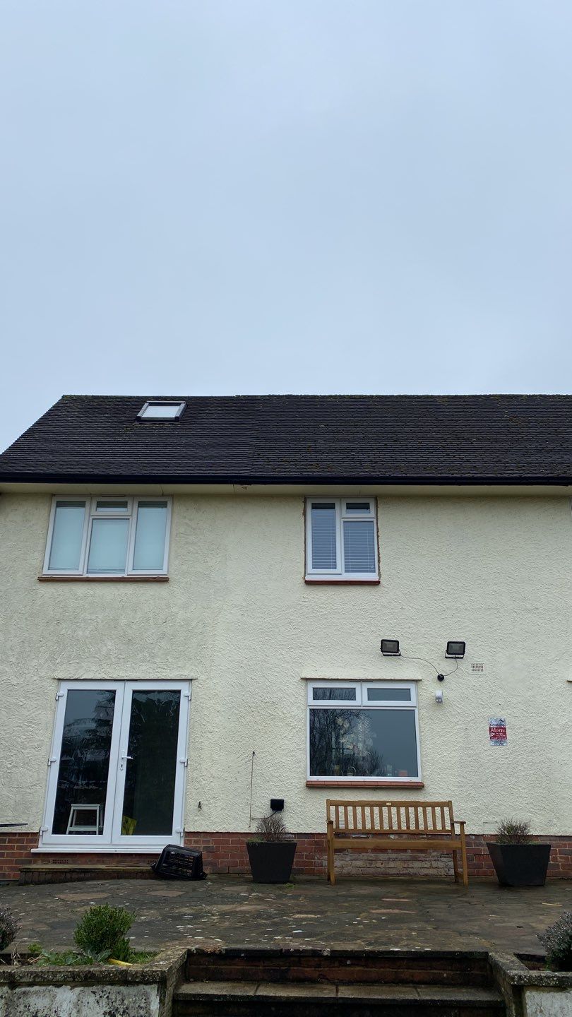 Roof - Driveway - Patio Clean using Honda 15lpm Low Pressure Washing Machine by Ges Exterior Cleaning ltd