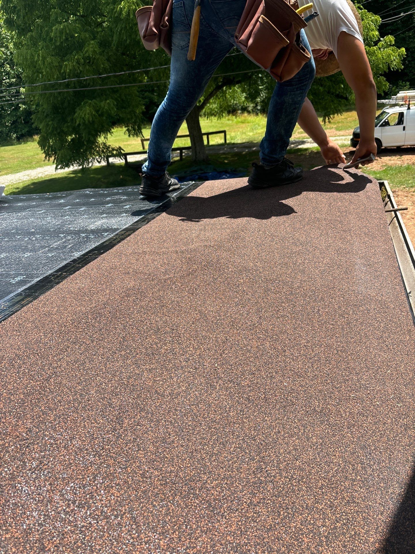 Roof Replacement using GAF TImberline HDZ Hickory by Rainstoppers Roofing