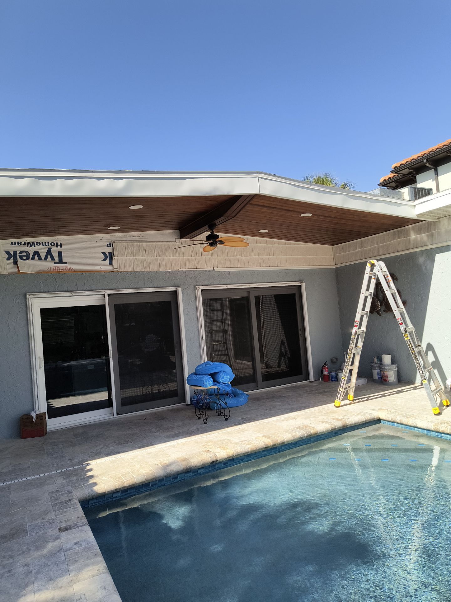 New Metal Soffit and Fascia in Siesta Key FL by Gutter Professors