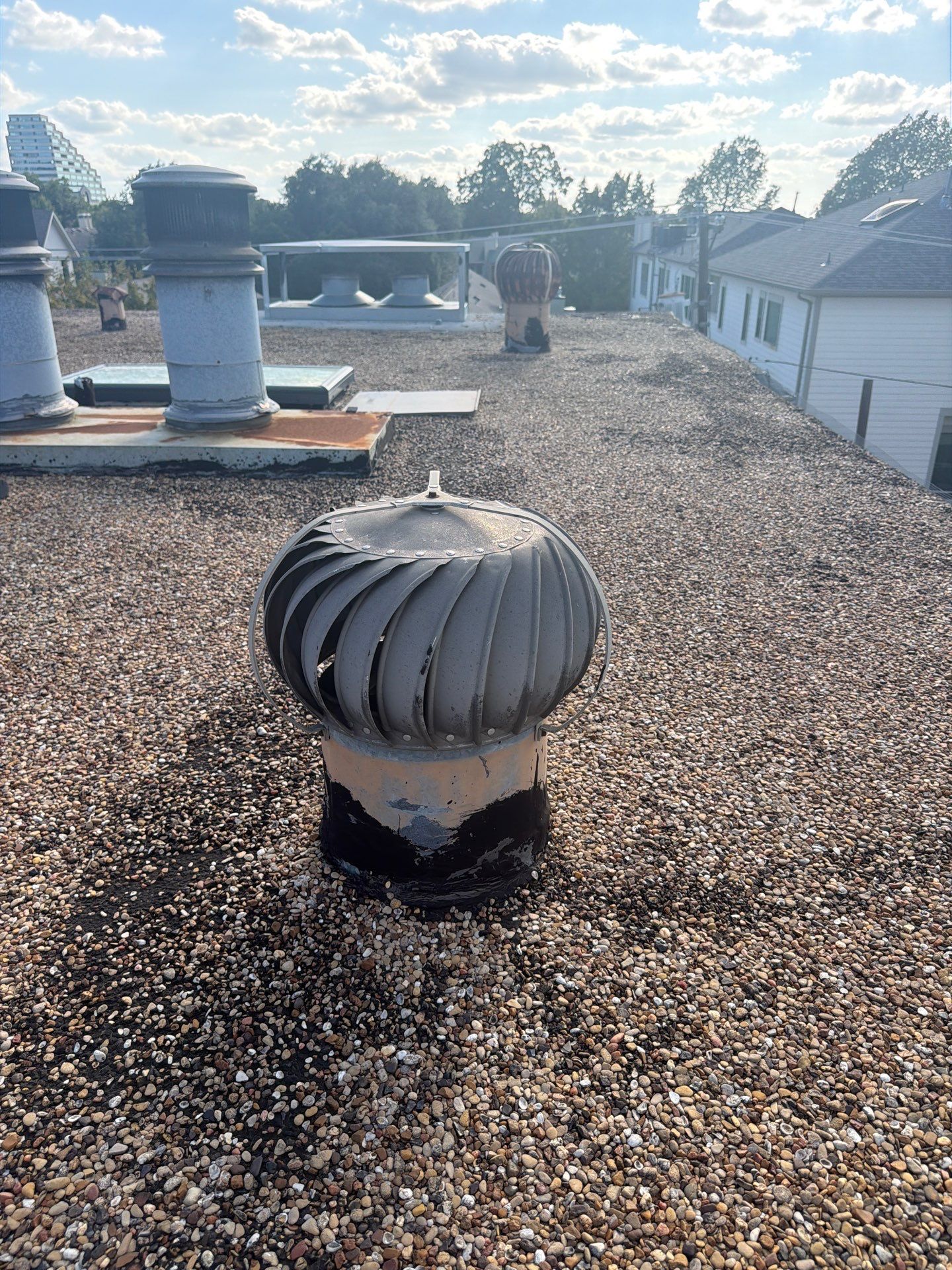 Comprehensive Roof Replacement for Dallas Residential Flat Gravel System by Rich the Roofer LLC